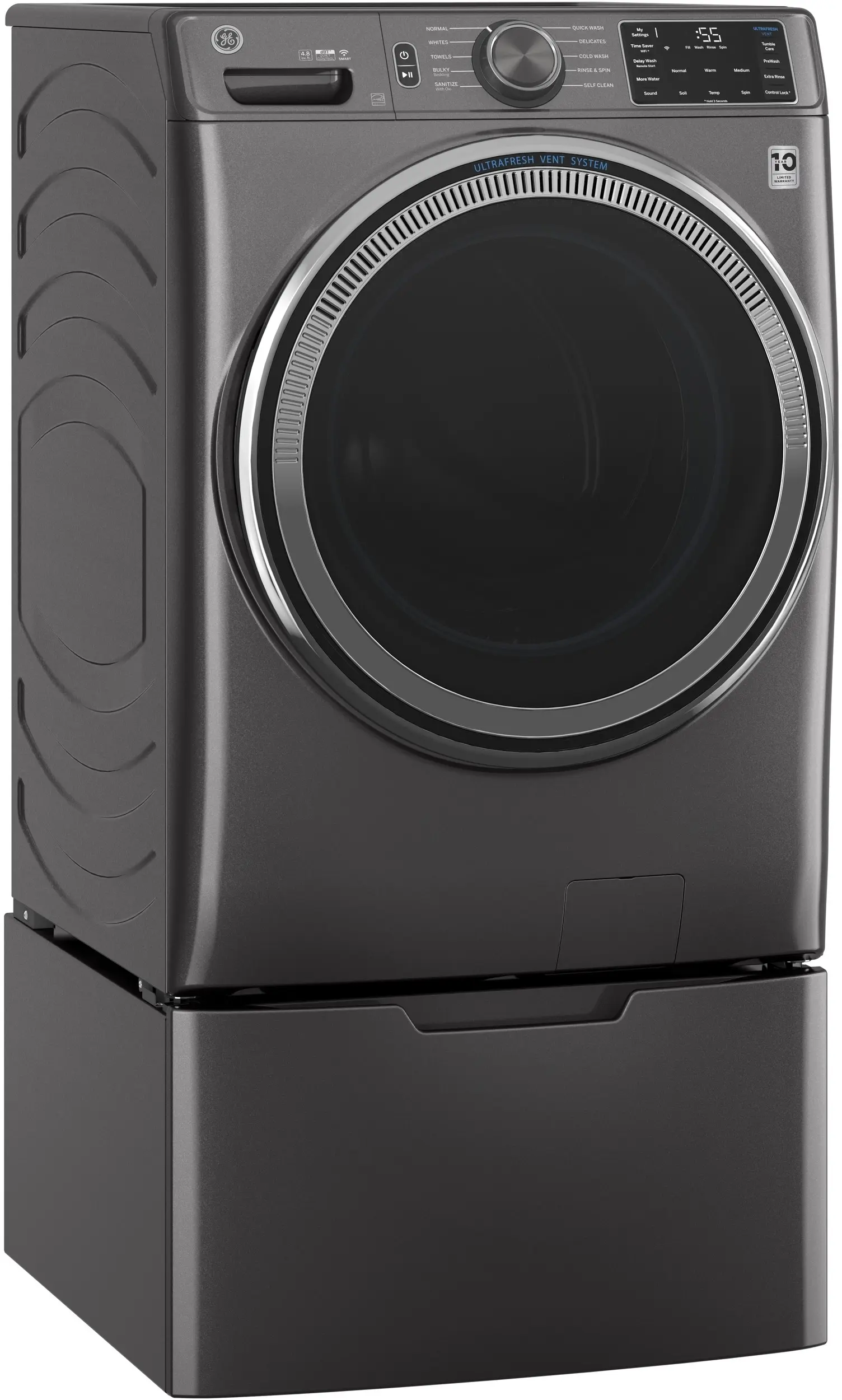 GE GFW550SPNDG Diamond Gray