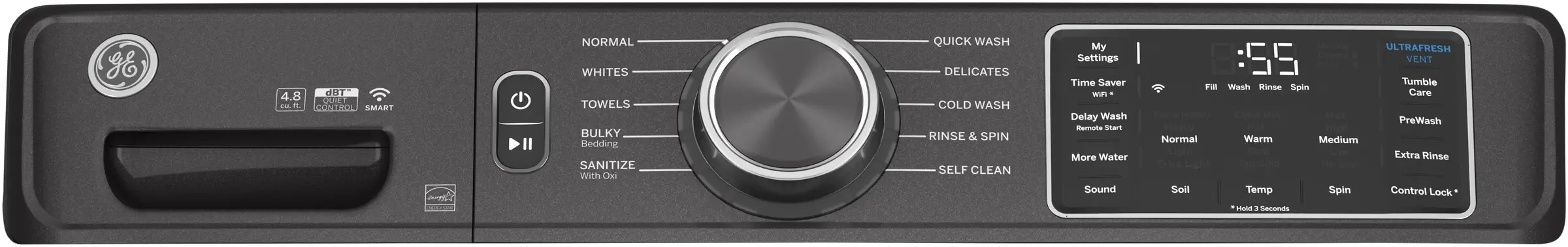GE GFW550SPNDG Diamond Gray