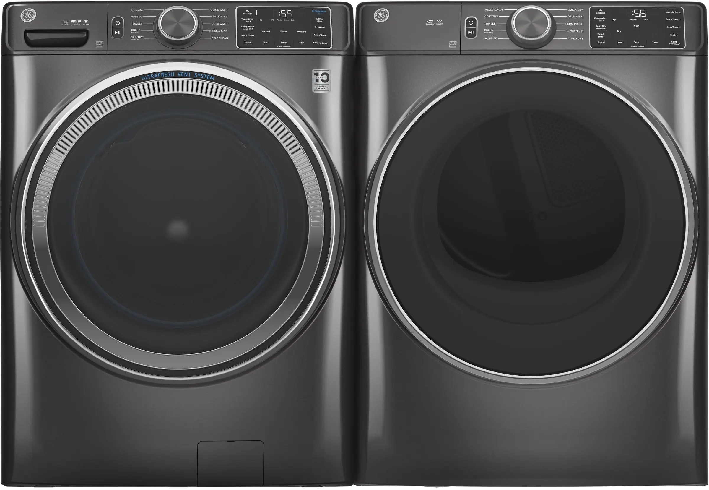 GE GFW550SPNDG Diamond Gray