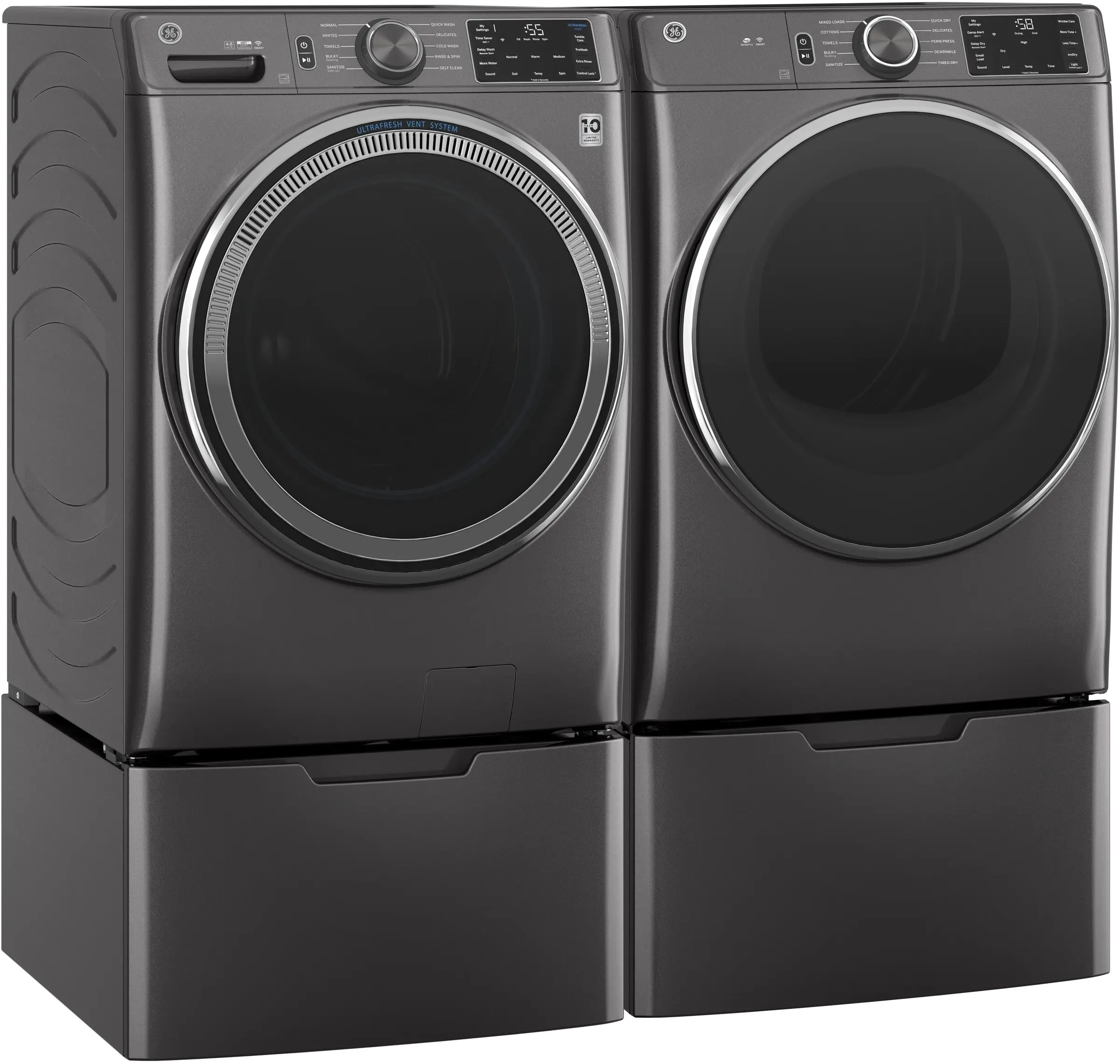 GE GFW550SPNDG Diamond Gray