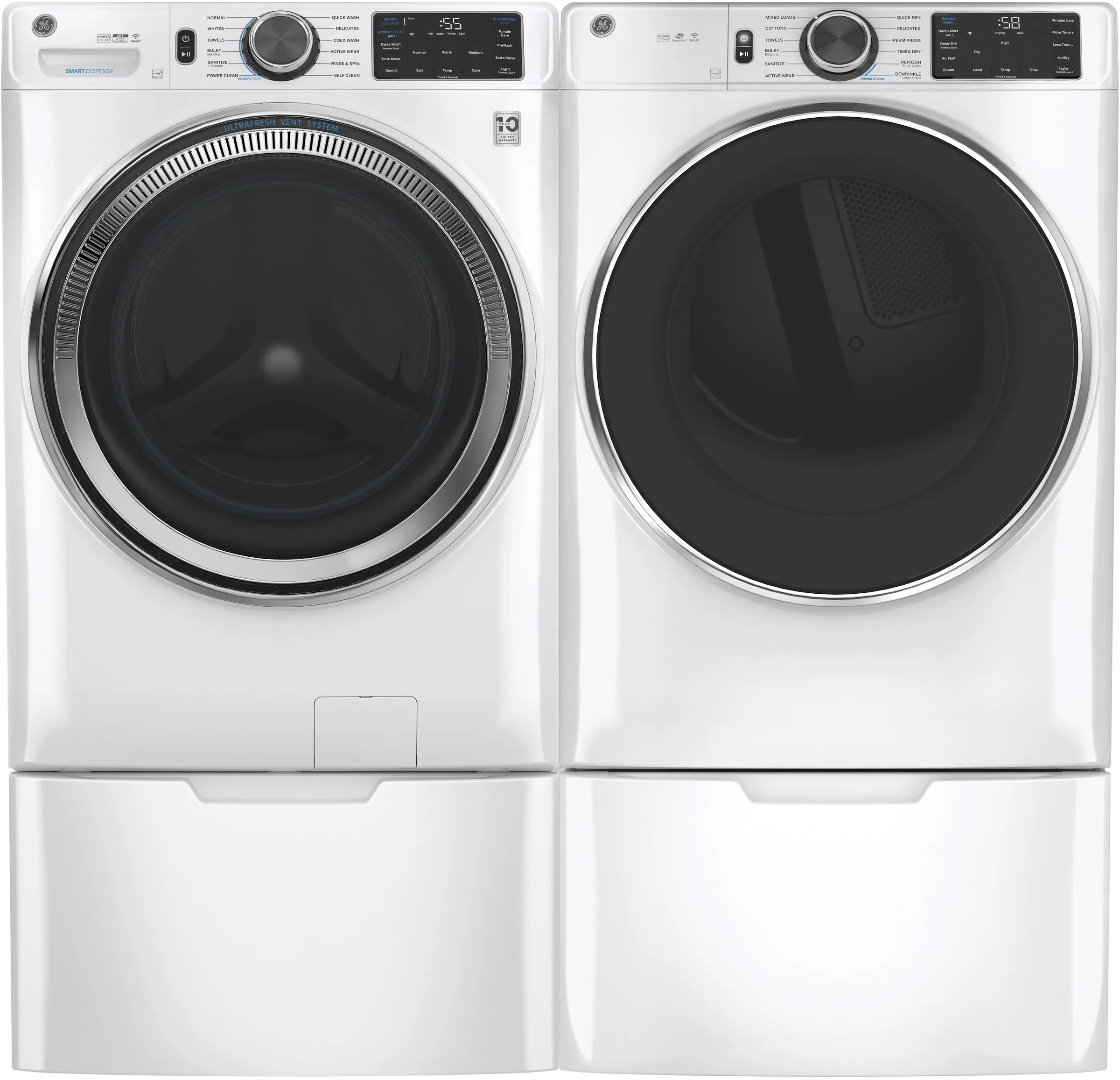 GE GFW650SSNWW White