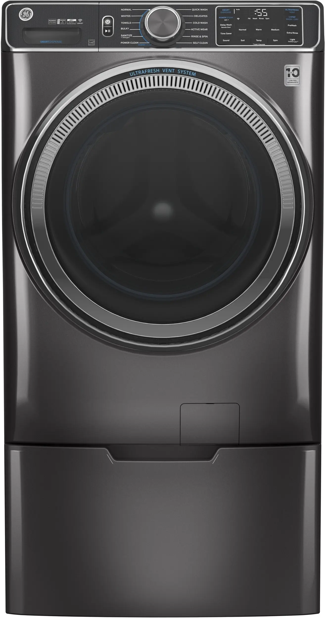 GE GFW850SPNDG Diamond Gray