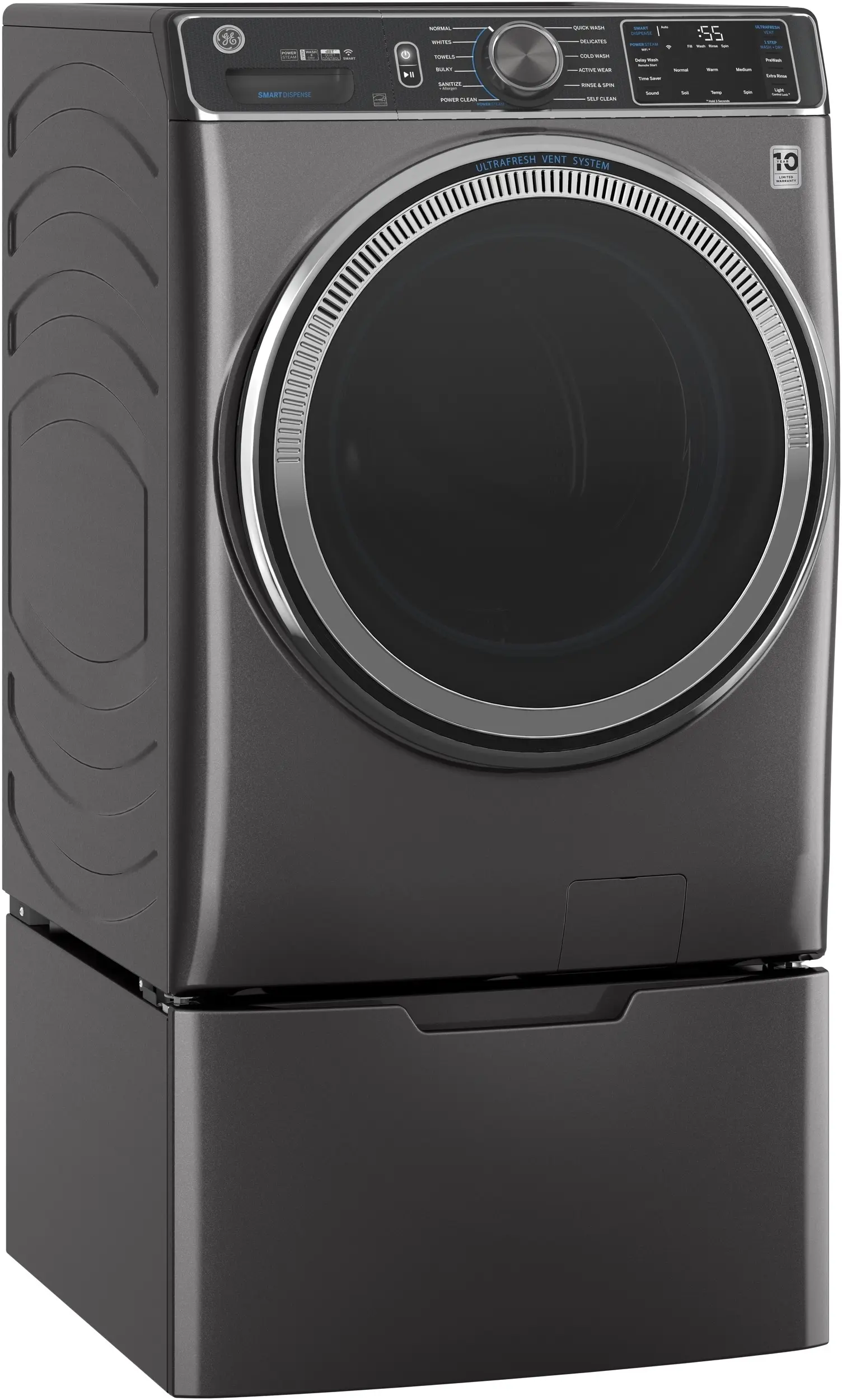 GE GFW850SPNDG Diamond Gray