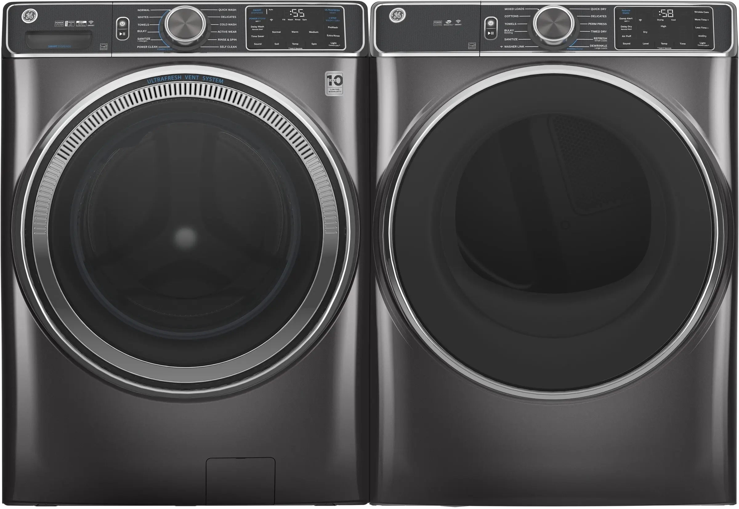 GE GFW850SPNDG Diamond Gray