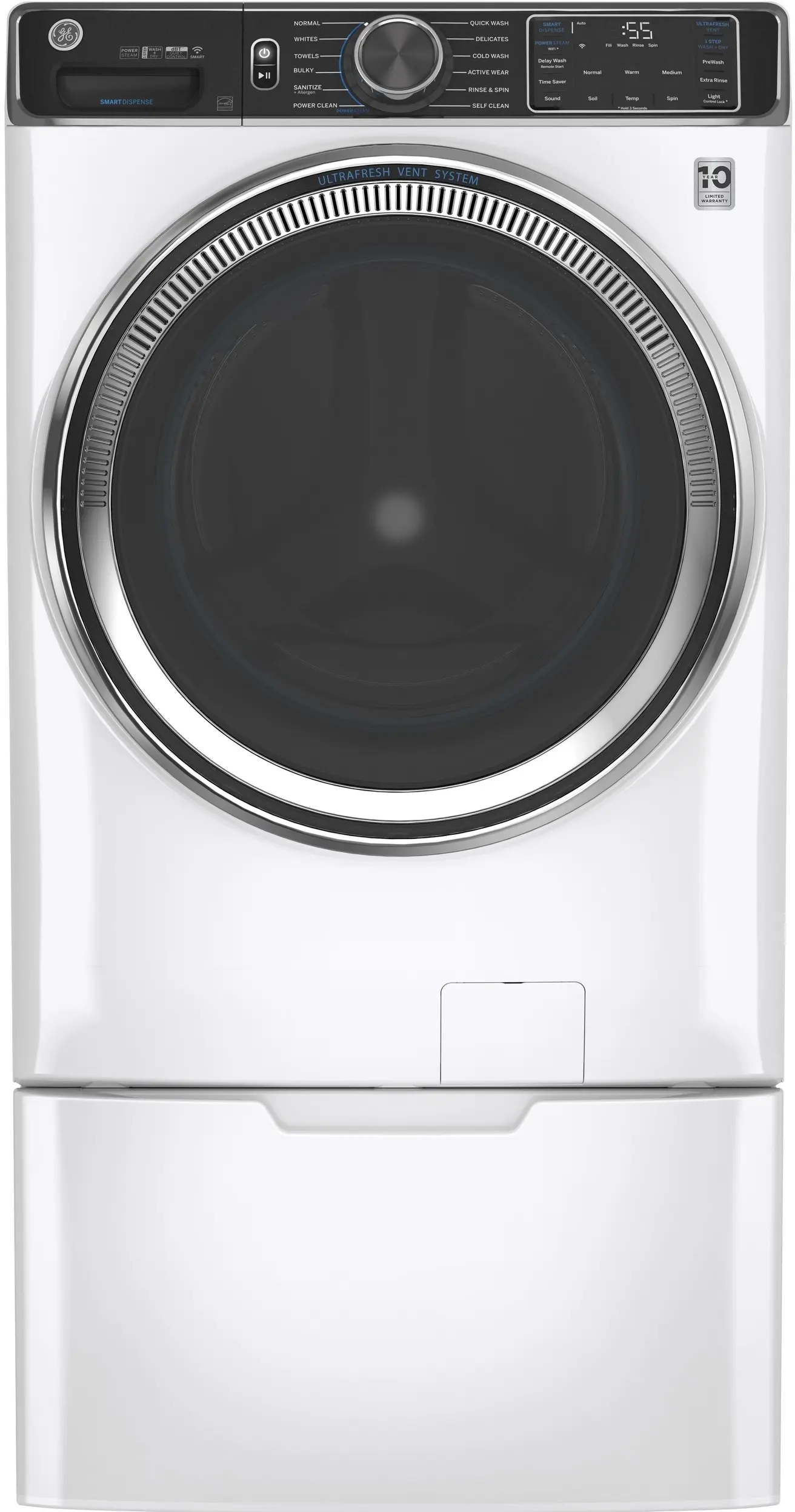 GE GFW850SSNWW White