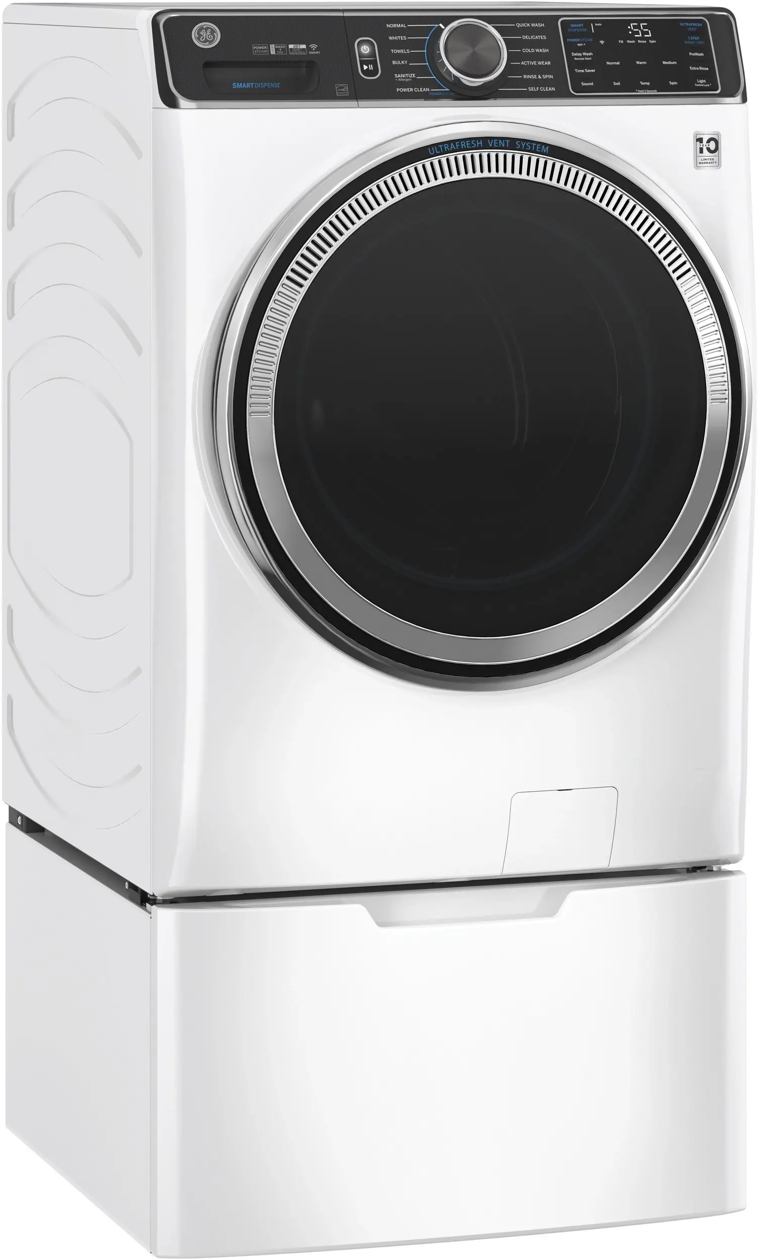 GE GFW850SSNWW White