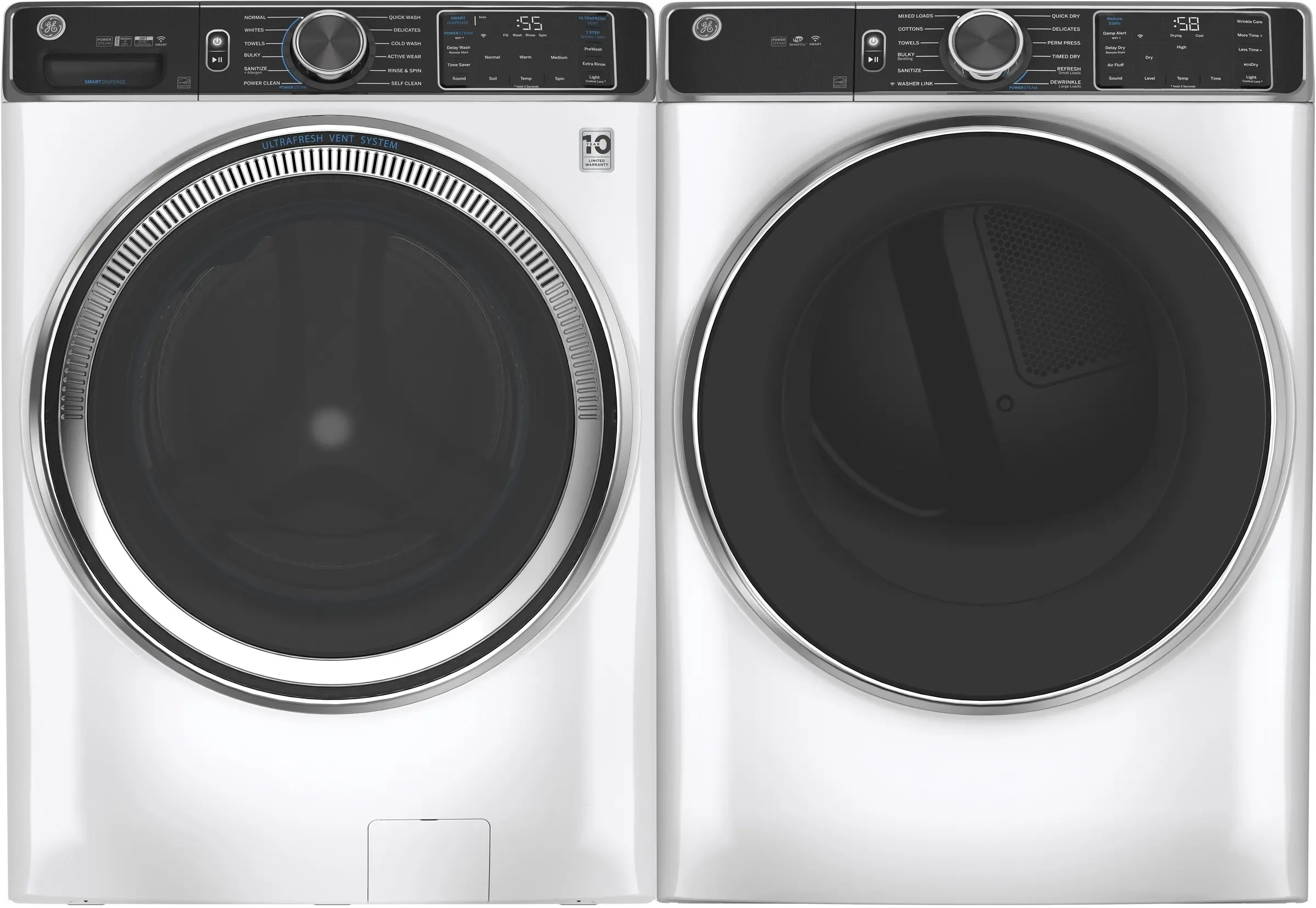 GE GFW850SSNWW White