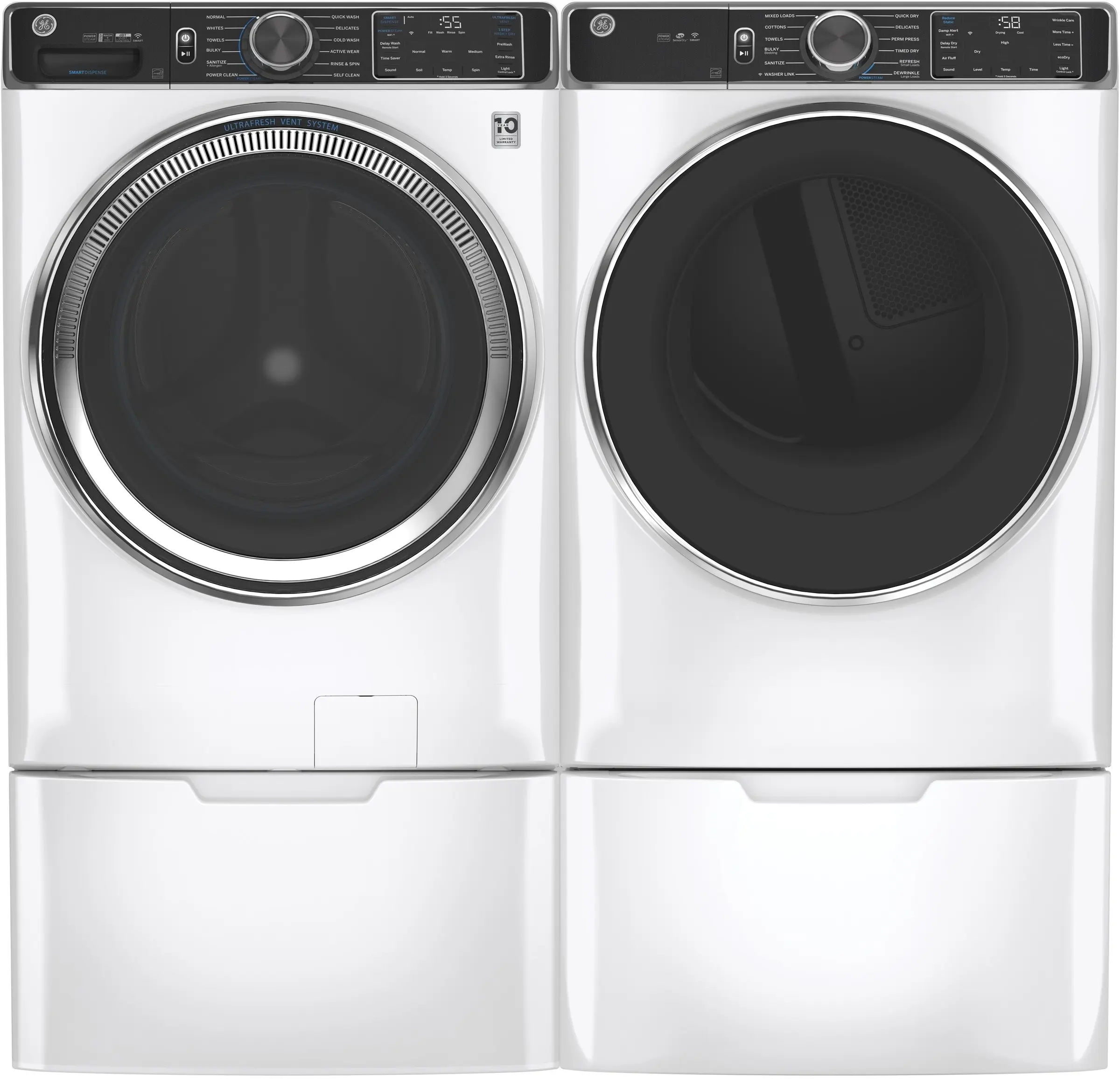 GE GFW850SSNWW White
