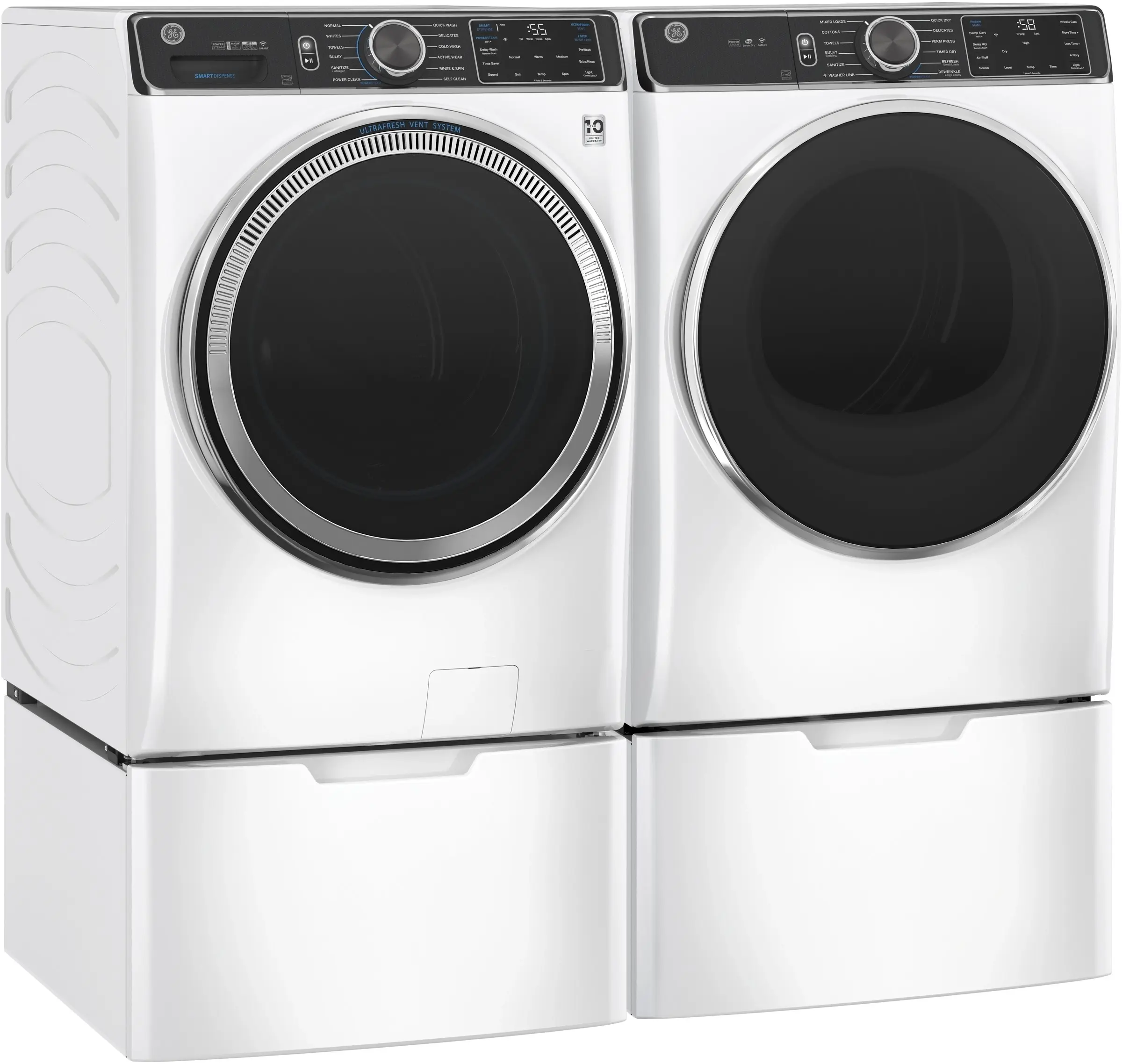 GE GFW850SSNWW White