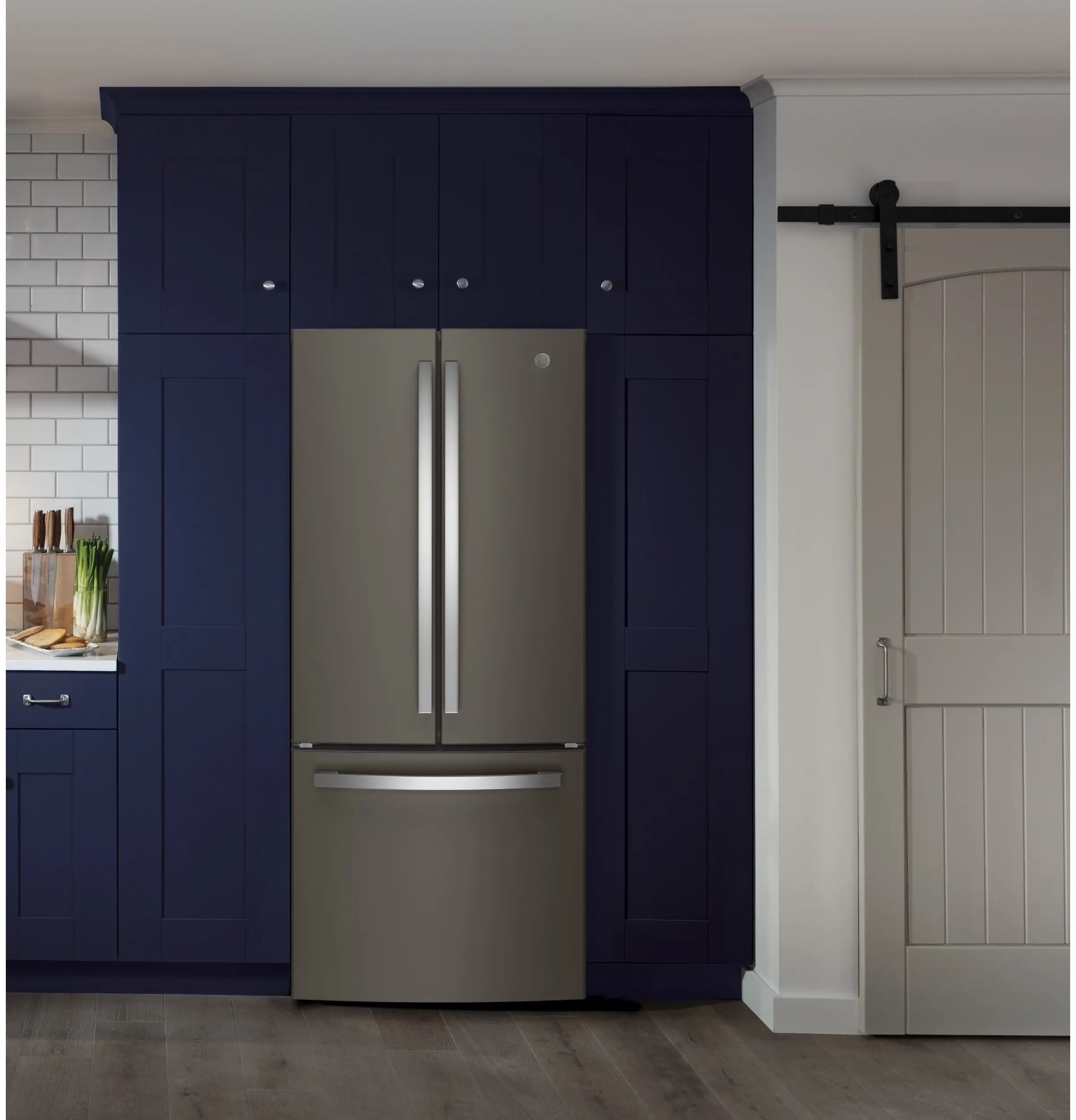 GE GNE21FMKES Fingerprint Resistant, Slate