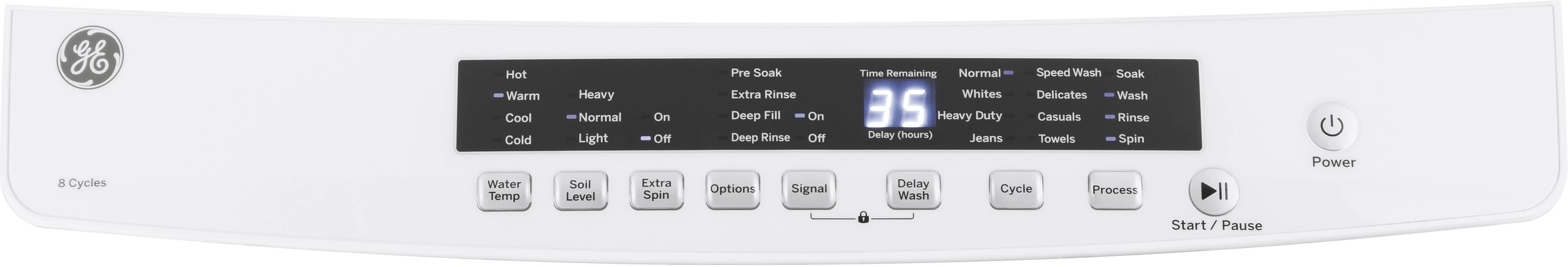 GE GNW128SSMWW White, Stationary