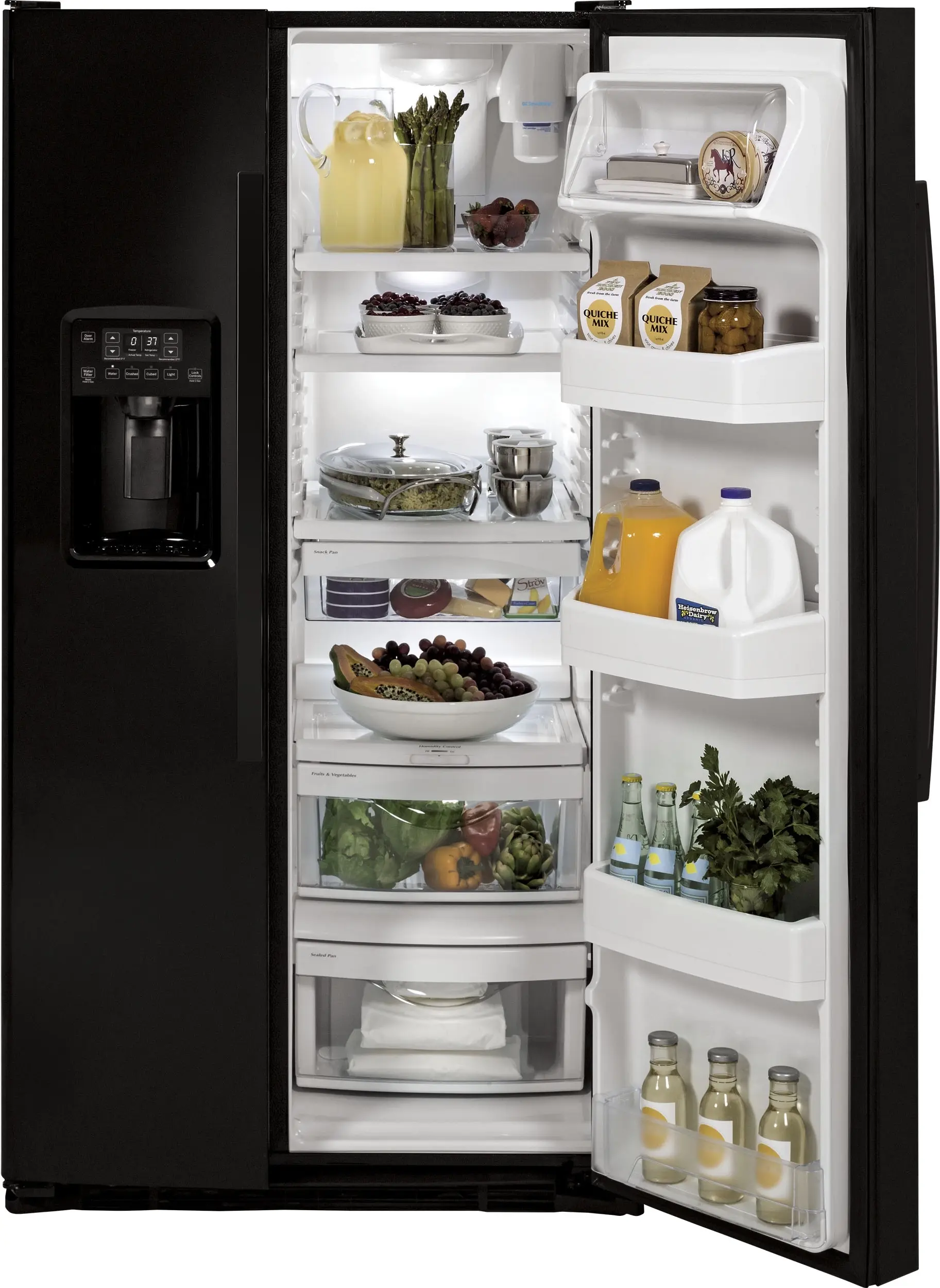 GE GSE25GGHBB Black