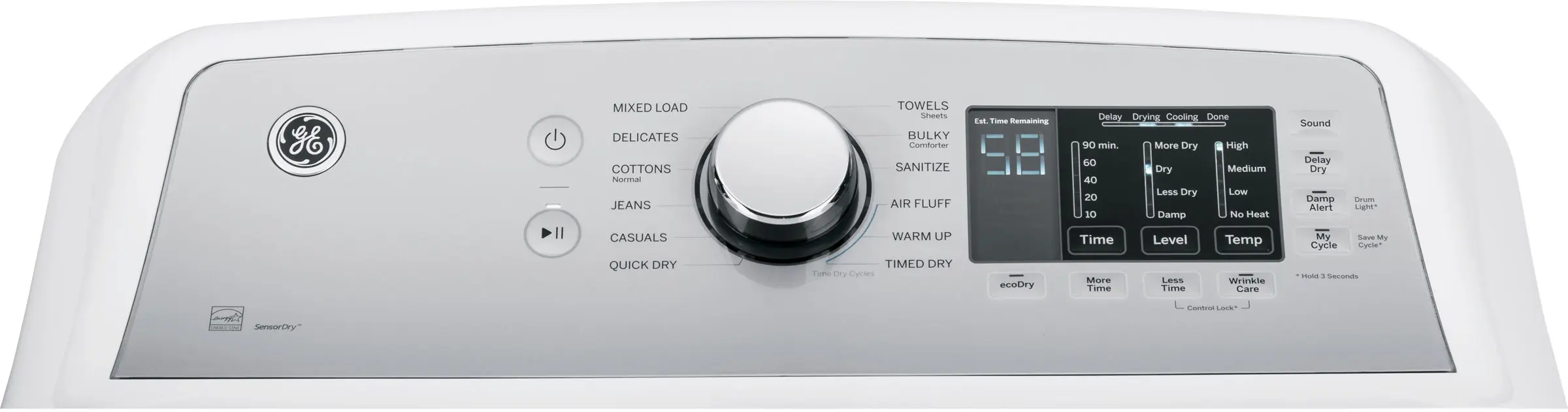 GE GTD72EBSNWS White