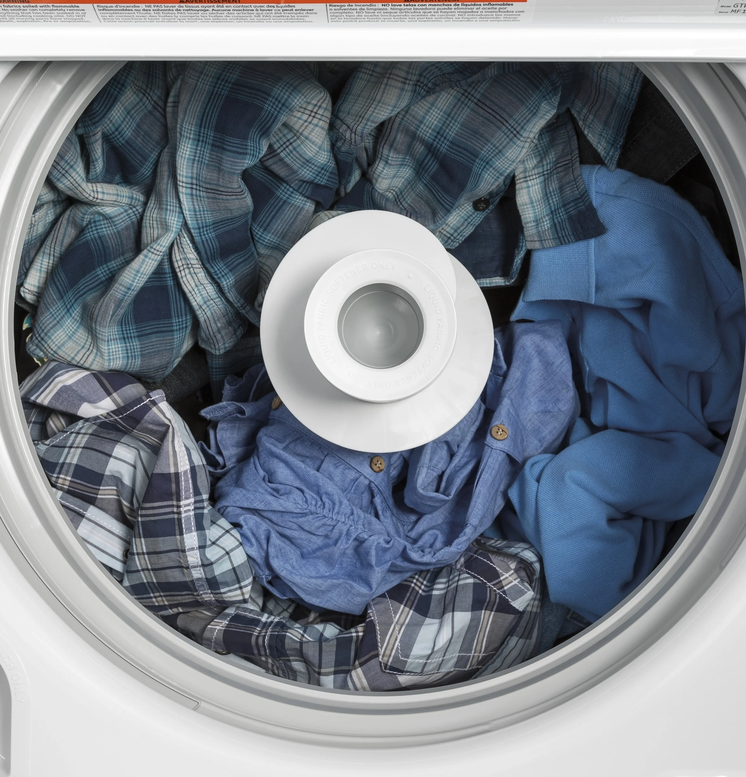GE GTW465ASNWW Top Load Washer - Thumbnail 3