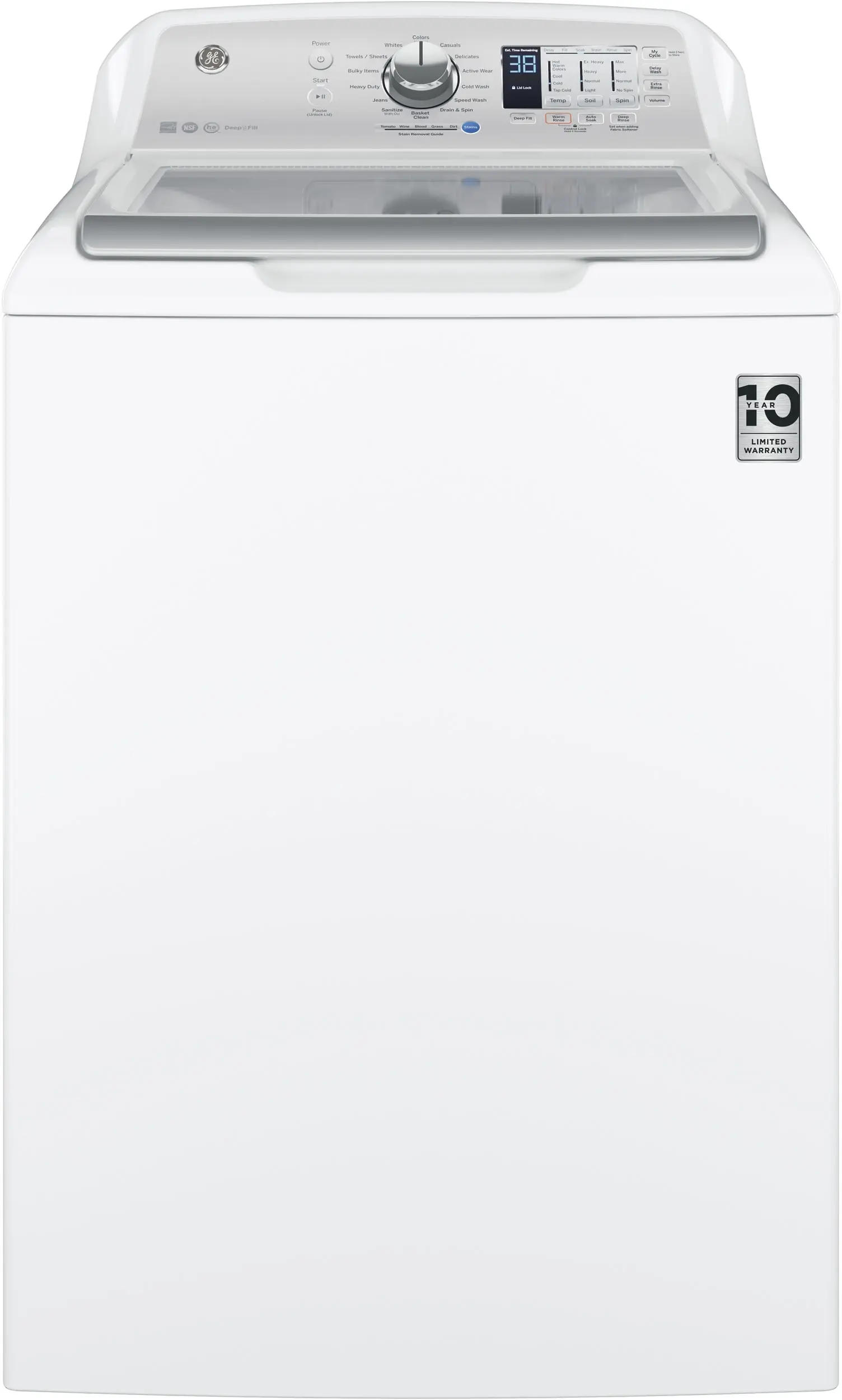 GE GTW685BSLWS White