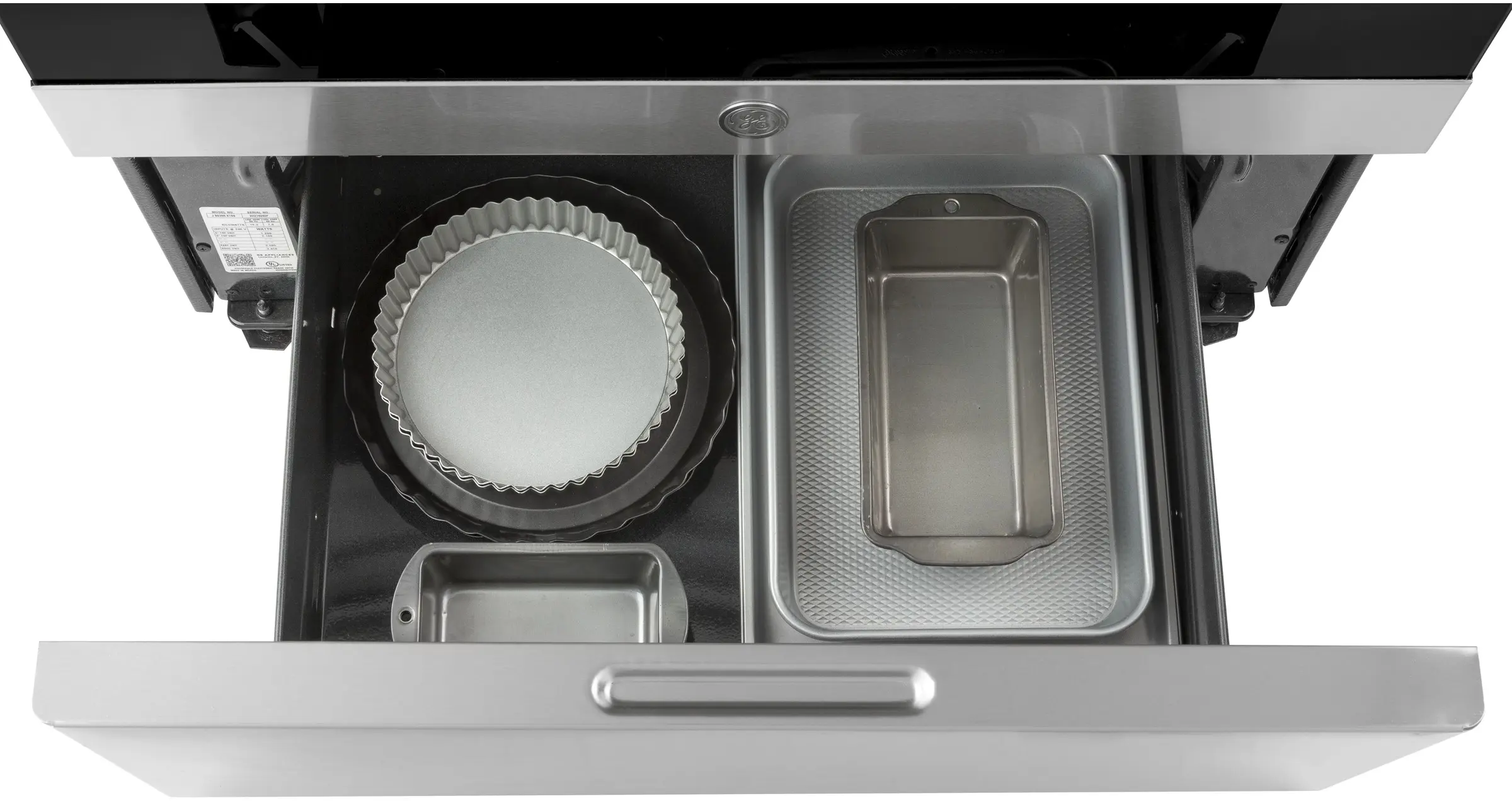 GE JB256RMSS Stainless Steel with Black