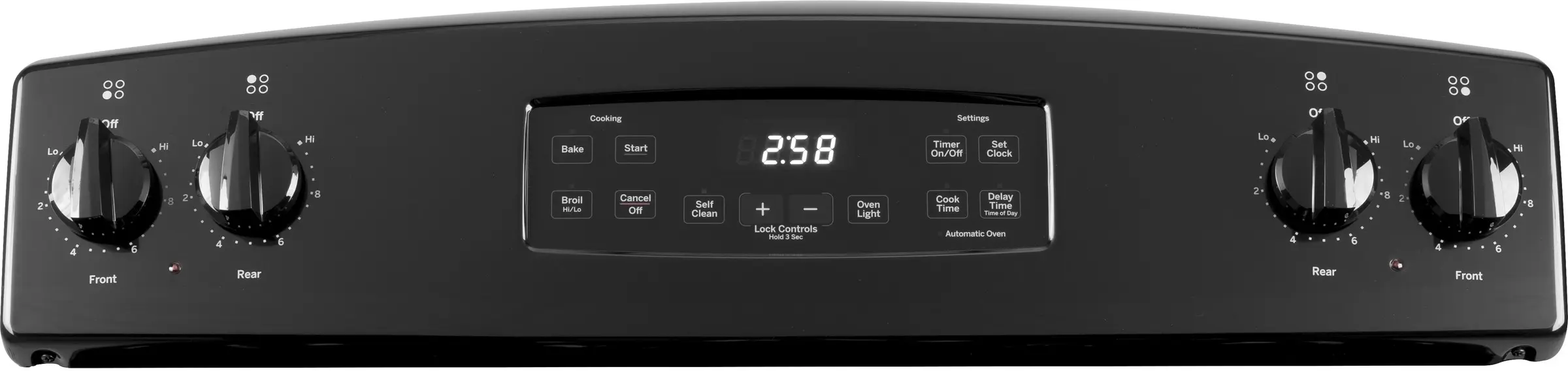 GE JB258DMBB Black