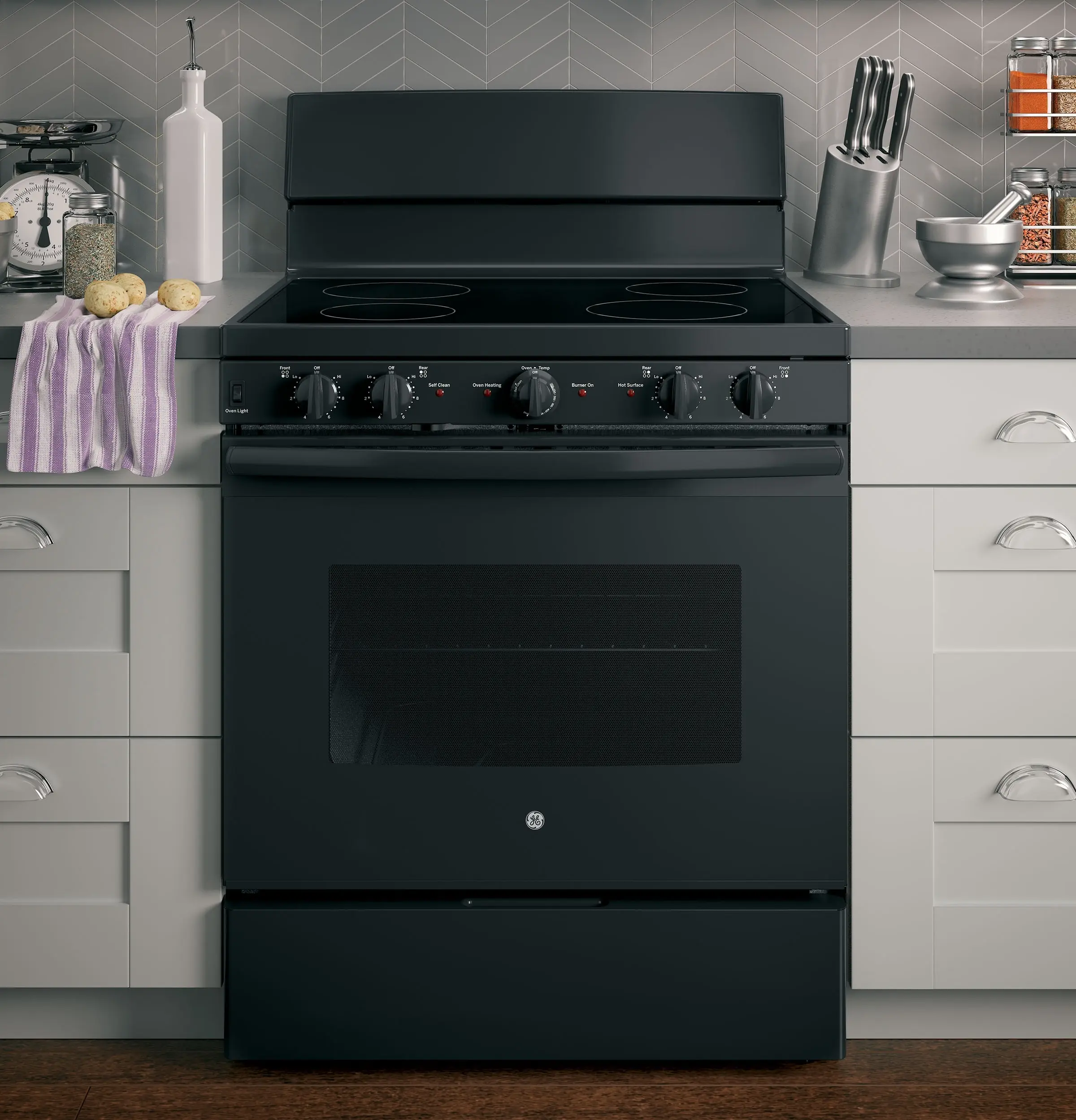 GE JB480DMBB Black