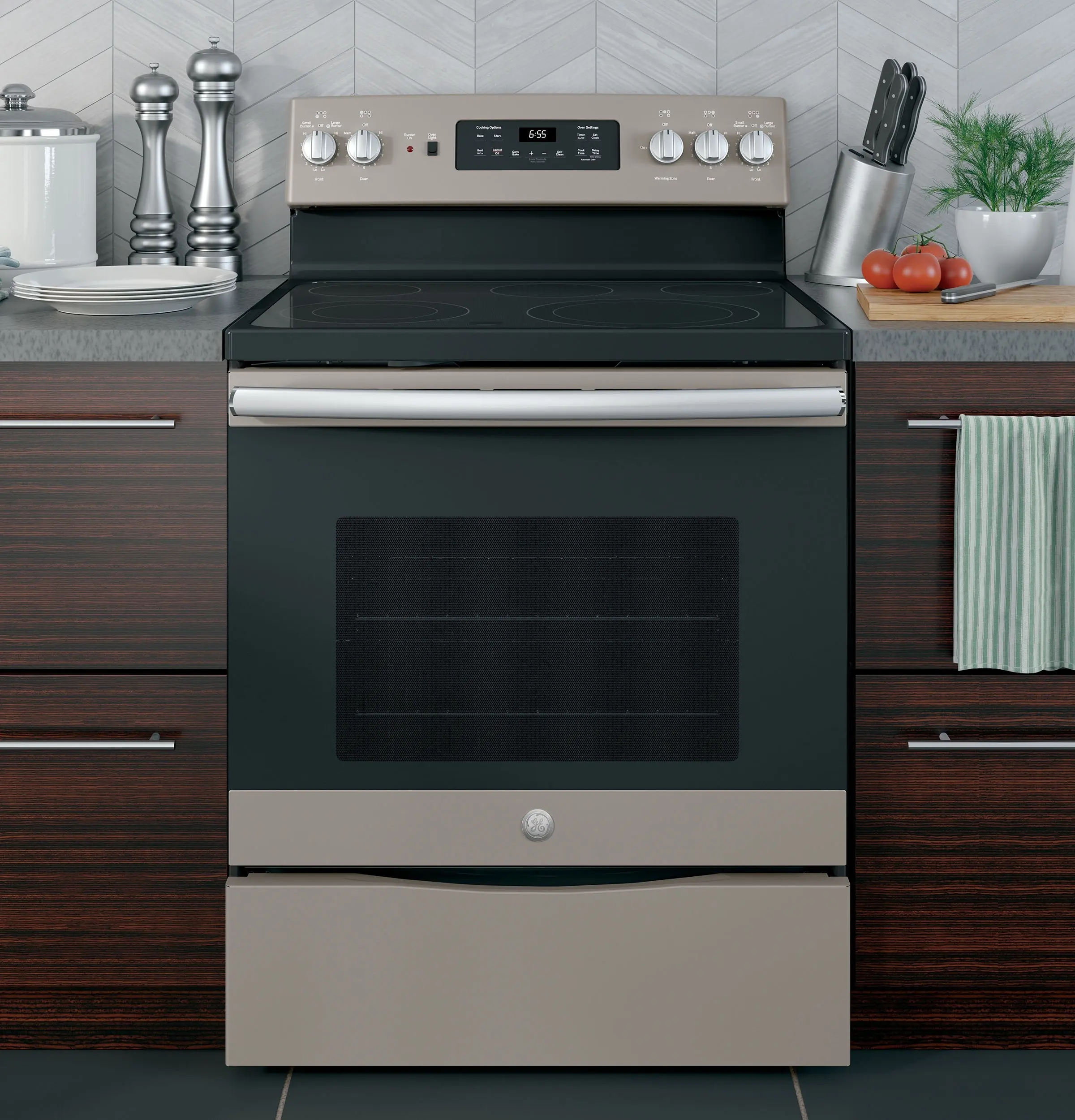 GE JB655EKES Fingerprint Resistant, Slate
