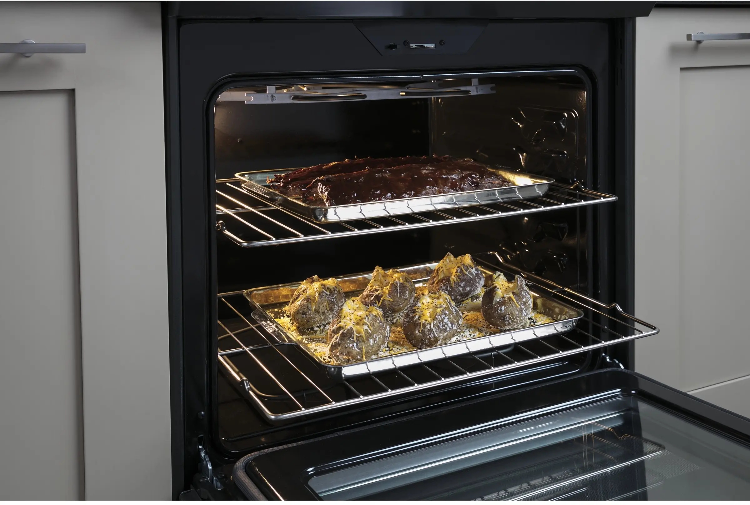 GE JS645FLDS Black Slate