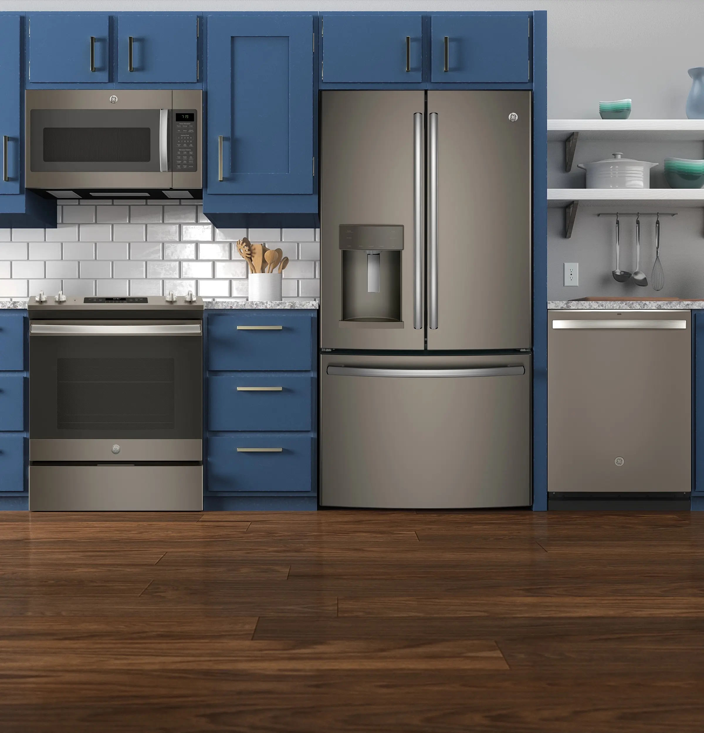 GE JS645ELES Slate