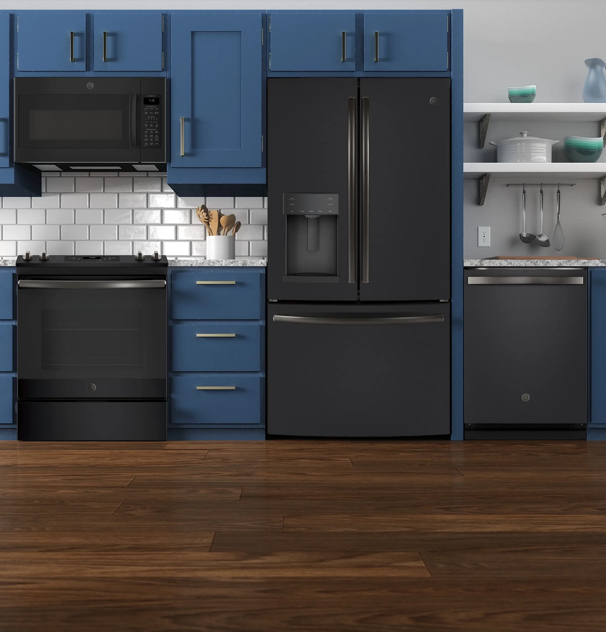 GE JS645FLDS Black Slate