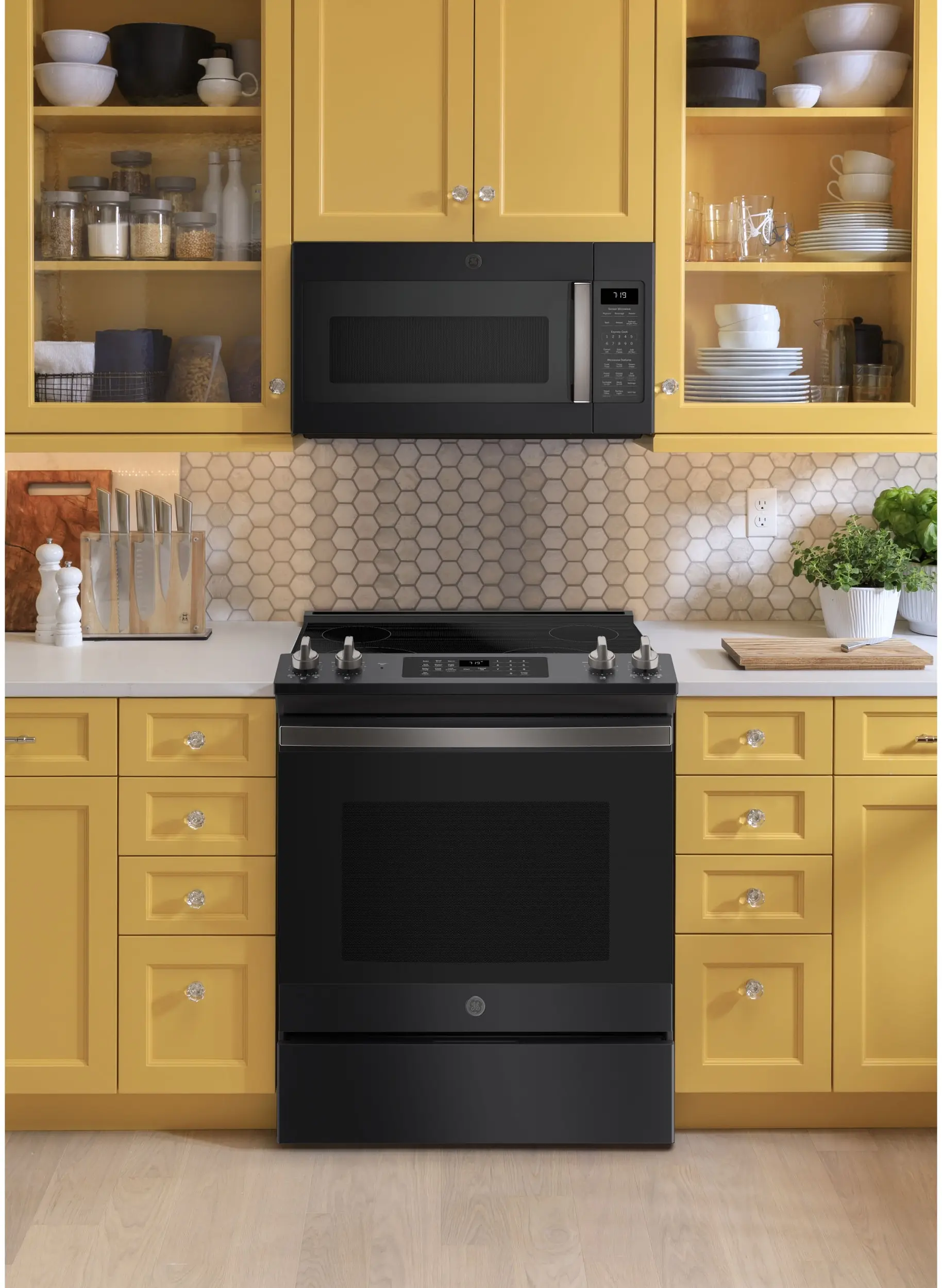 GE JS645FLDS Black Slate