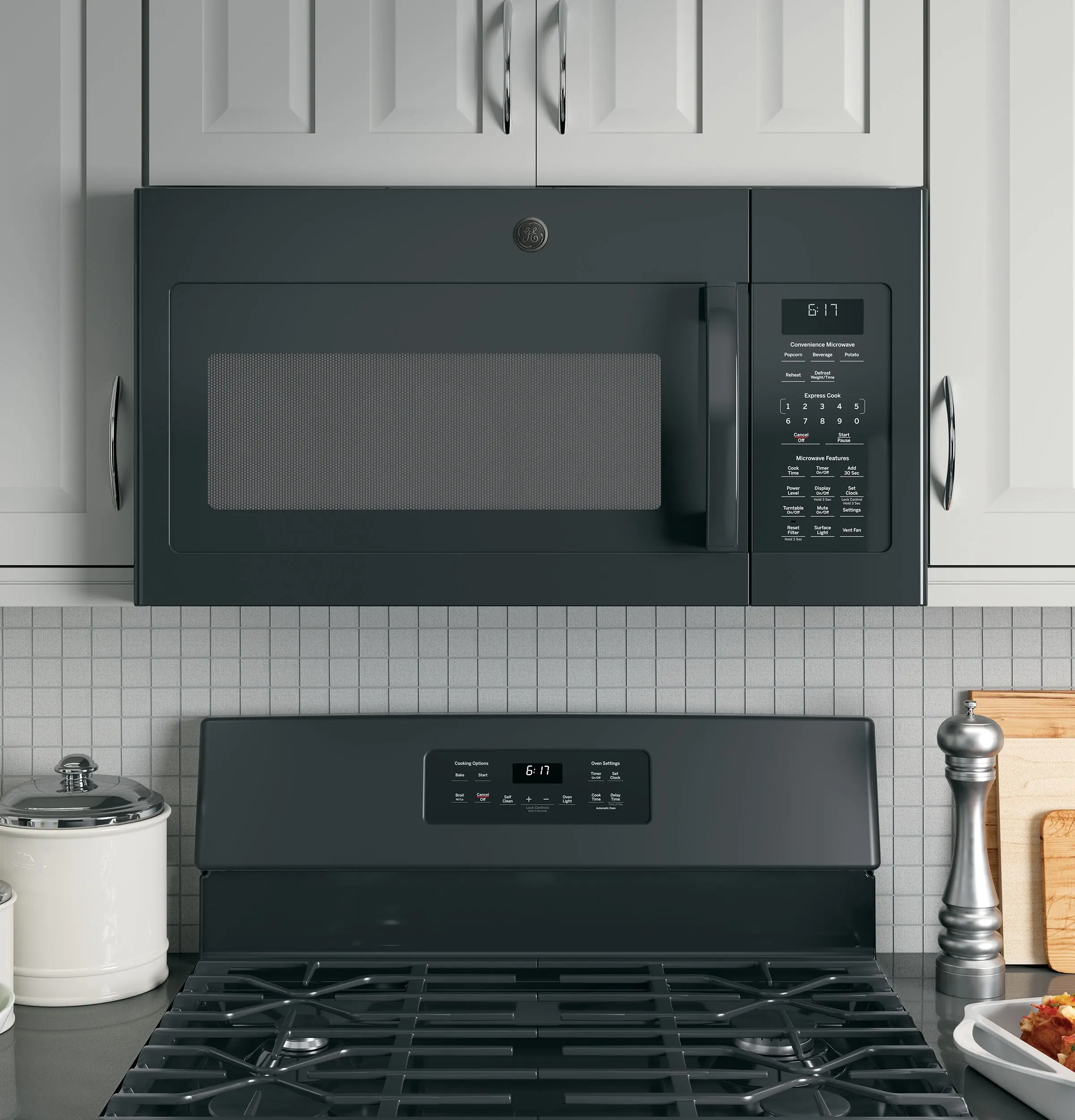 GE JVM6172DKBB Black