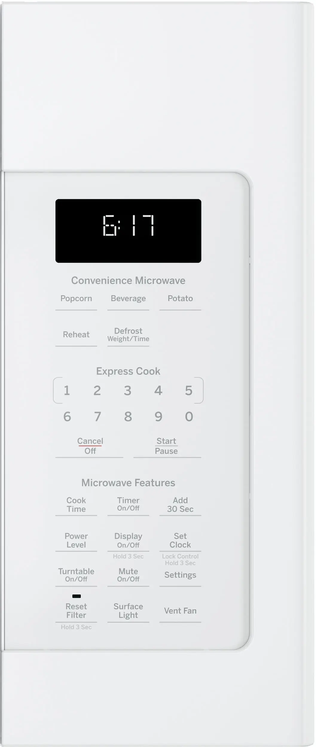 GE JVM6172DKWW White