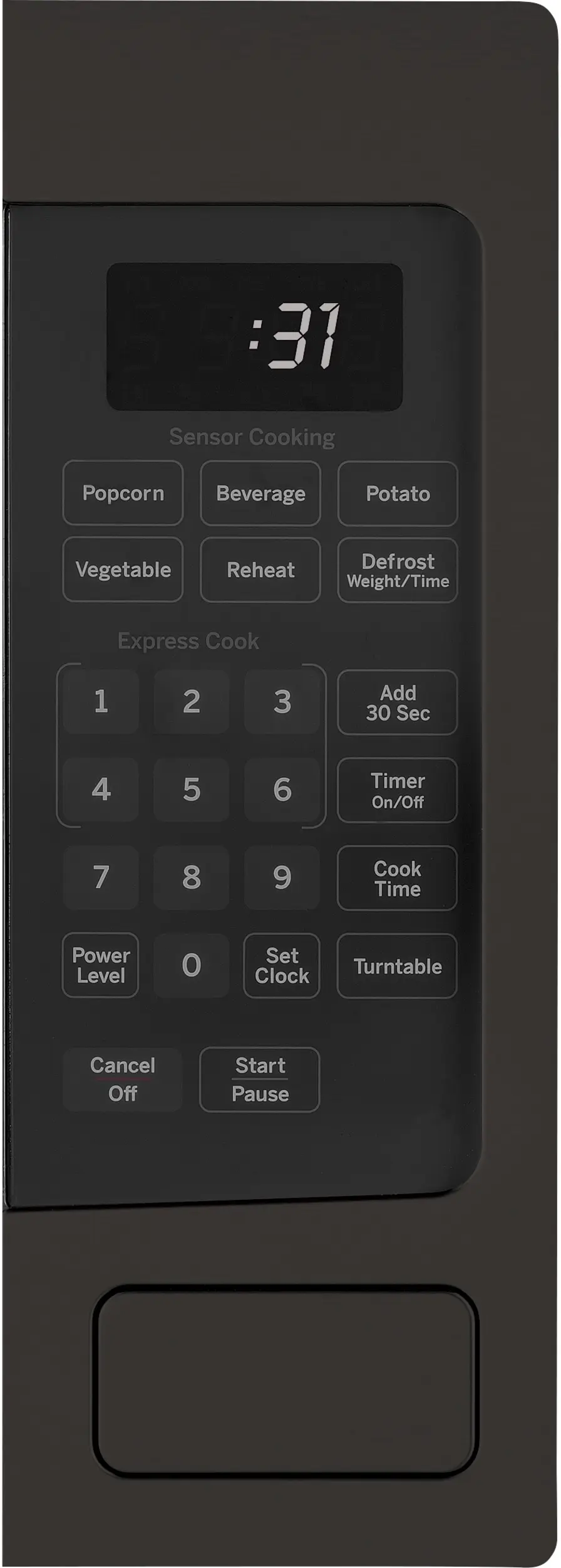 GE PEM31BMTS Black Stainless Steel