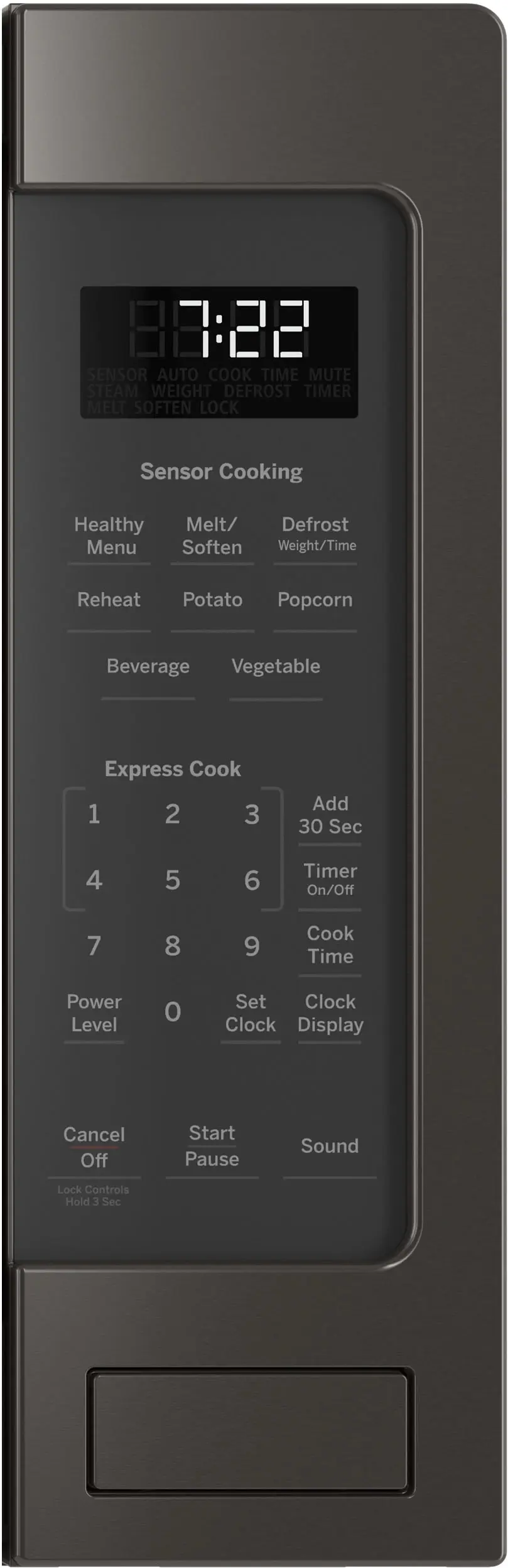 GE PES7227BLTS Black Stainless Steel