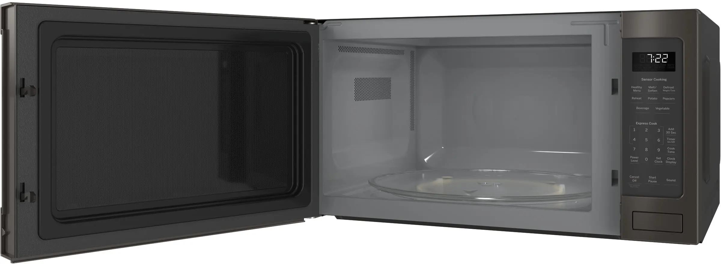 GE PES7227BLTS Black Stainless Steel