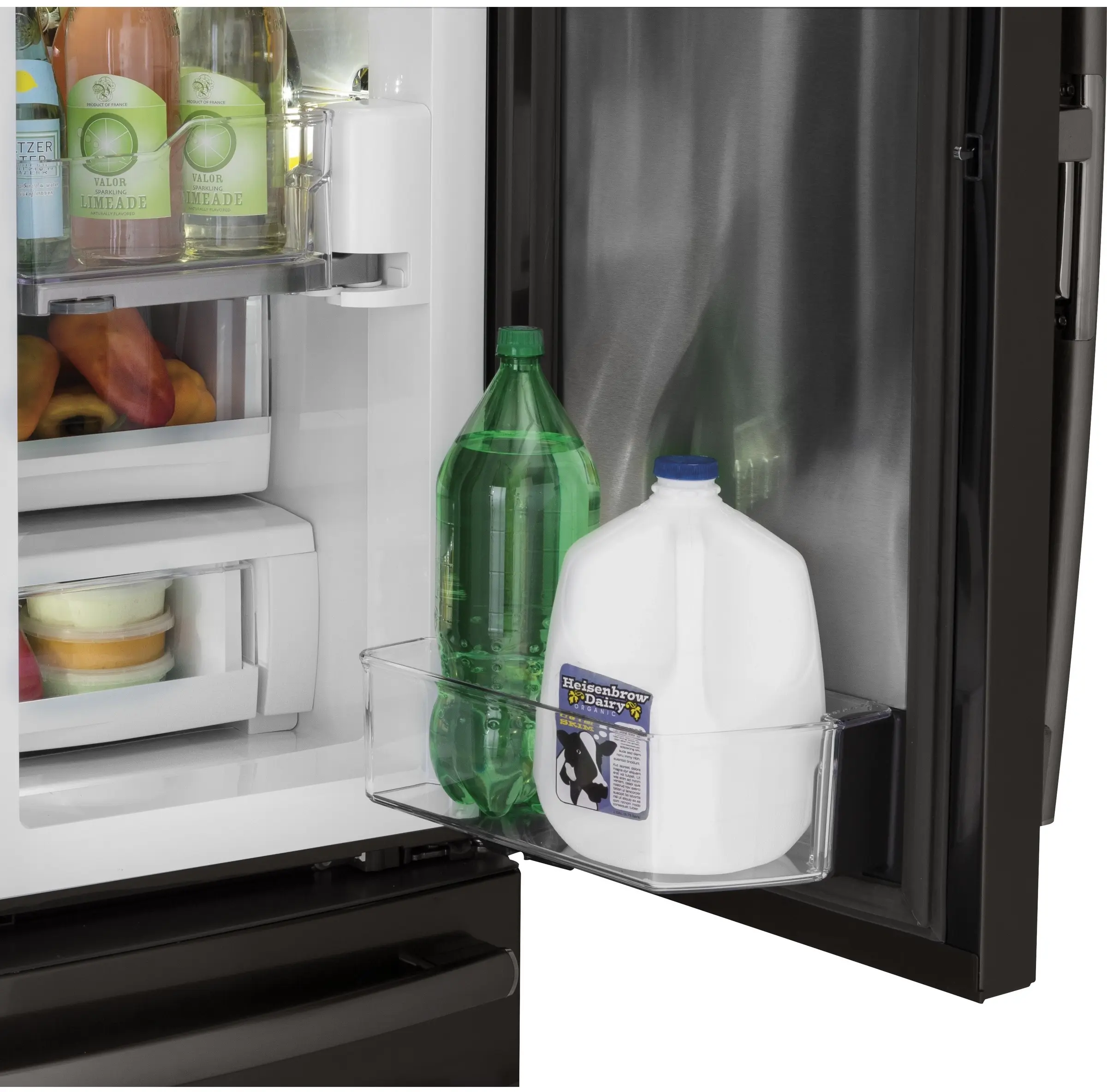 GE PFD28KBLTS Fingerprint Resistant, Black Stainless