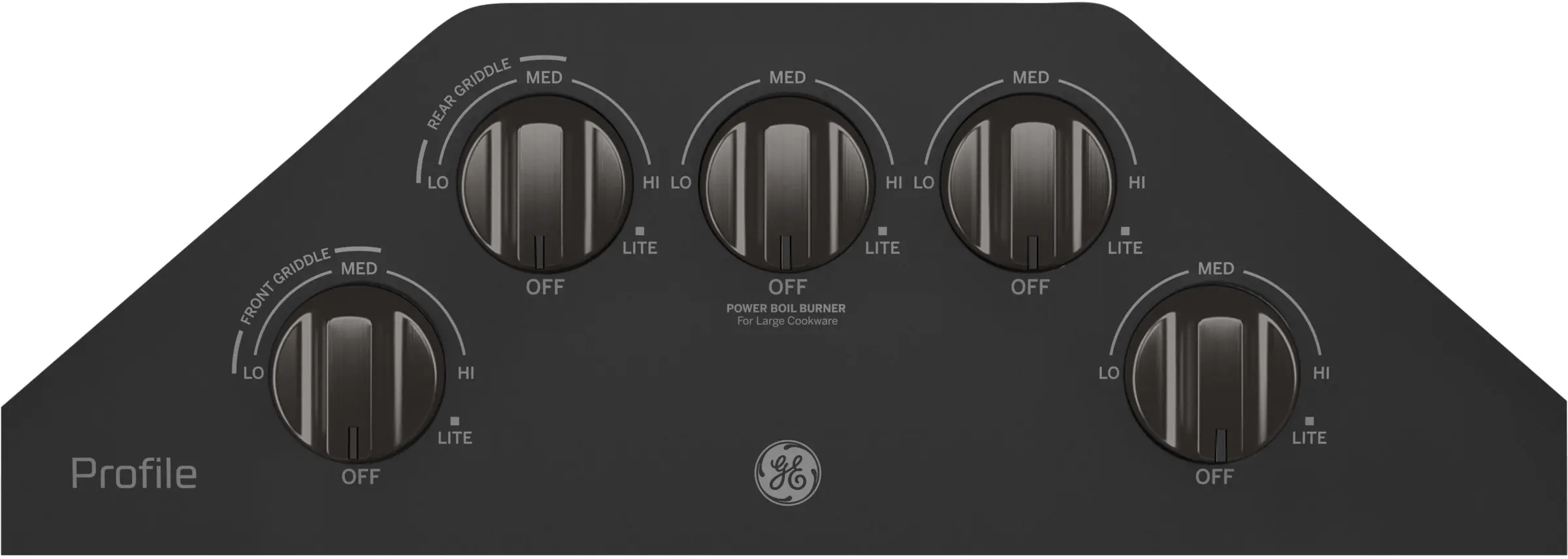 GE PGP7030BMTS Black Stainless