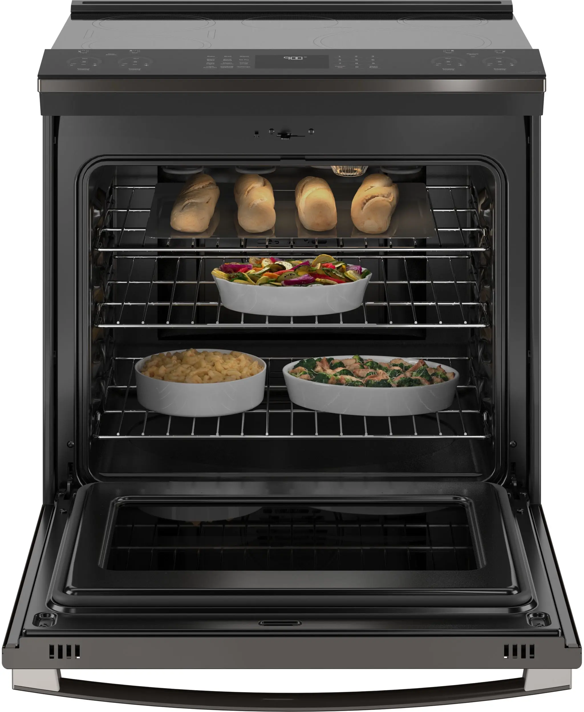 GE PHS930BPTS Black Stainless Steel, Fingerprint Resistant