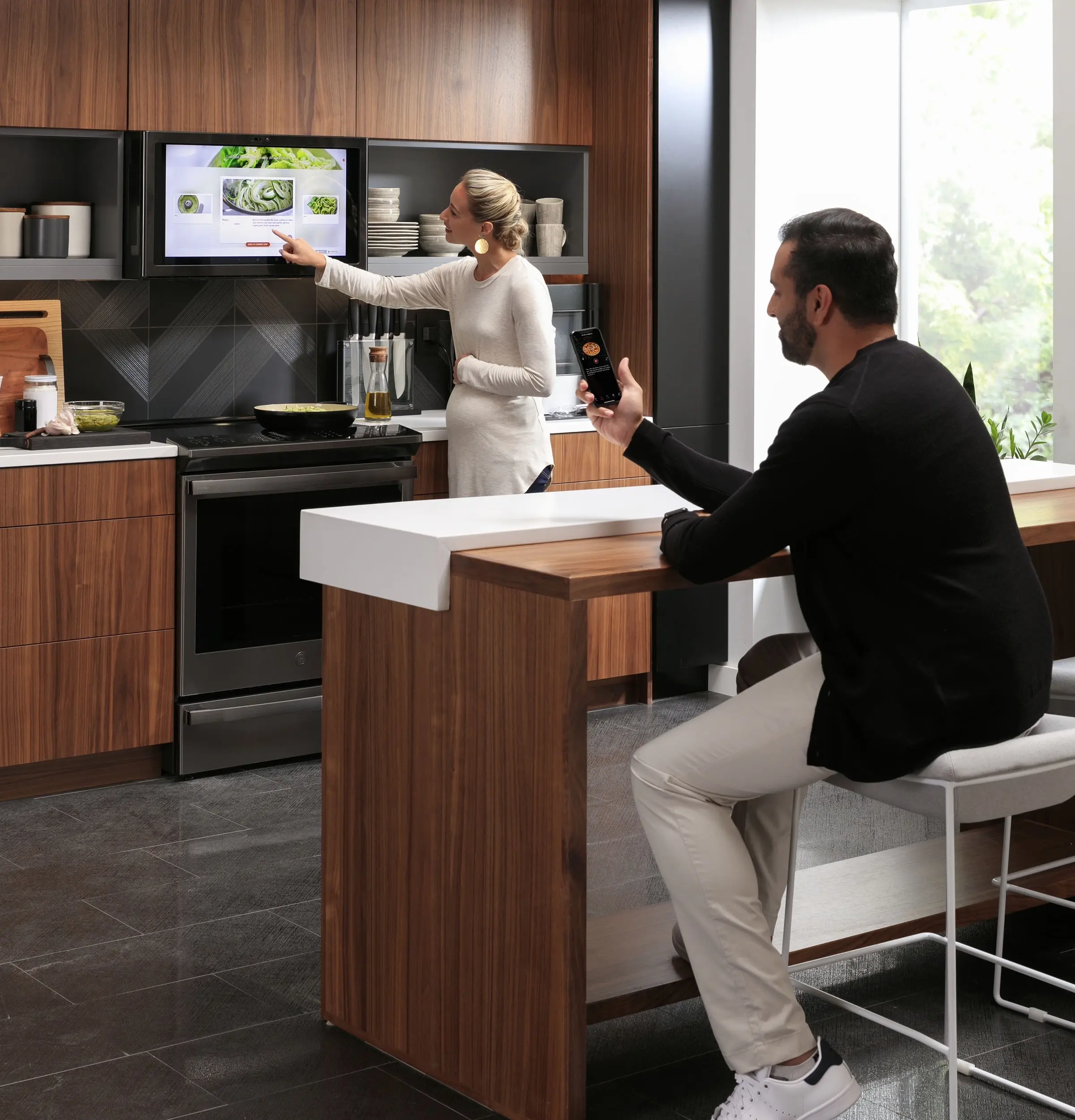 GE PHS930BPTS Black Stainless Steel, Fingerprint Resistant