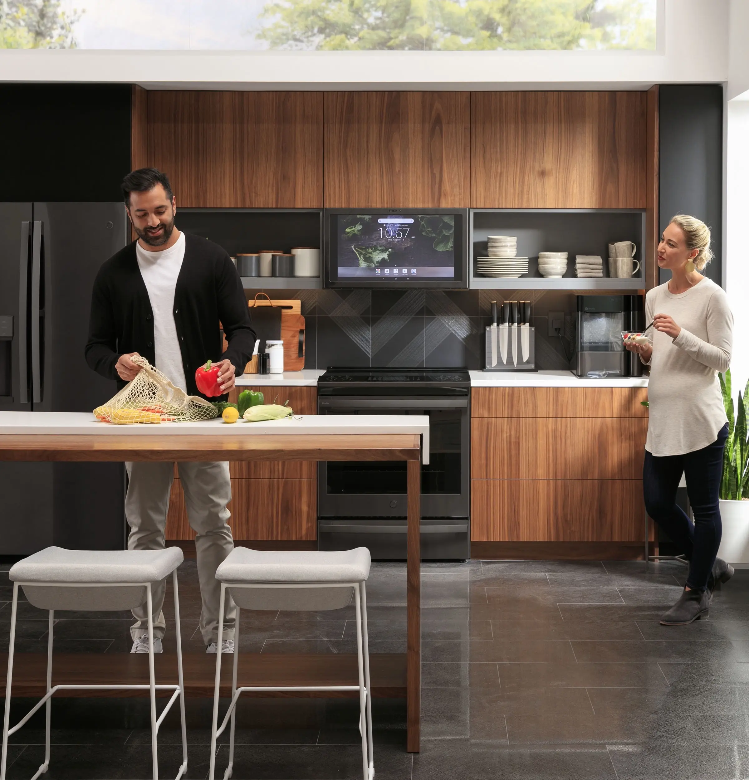 GE PHS930BPTS Black Stainless Steel, Fingerprint Resistant
