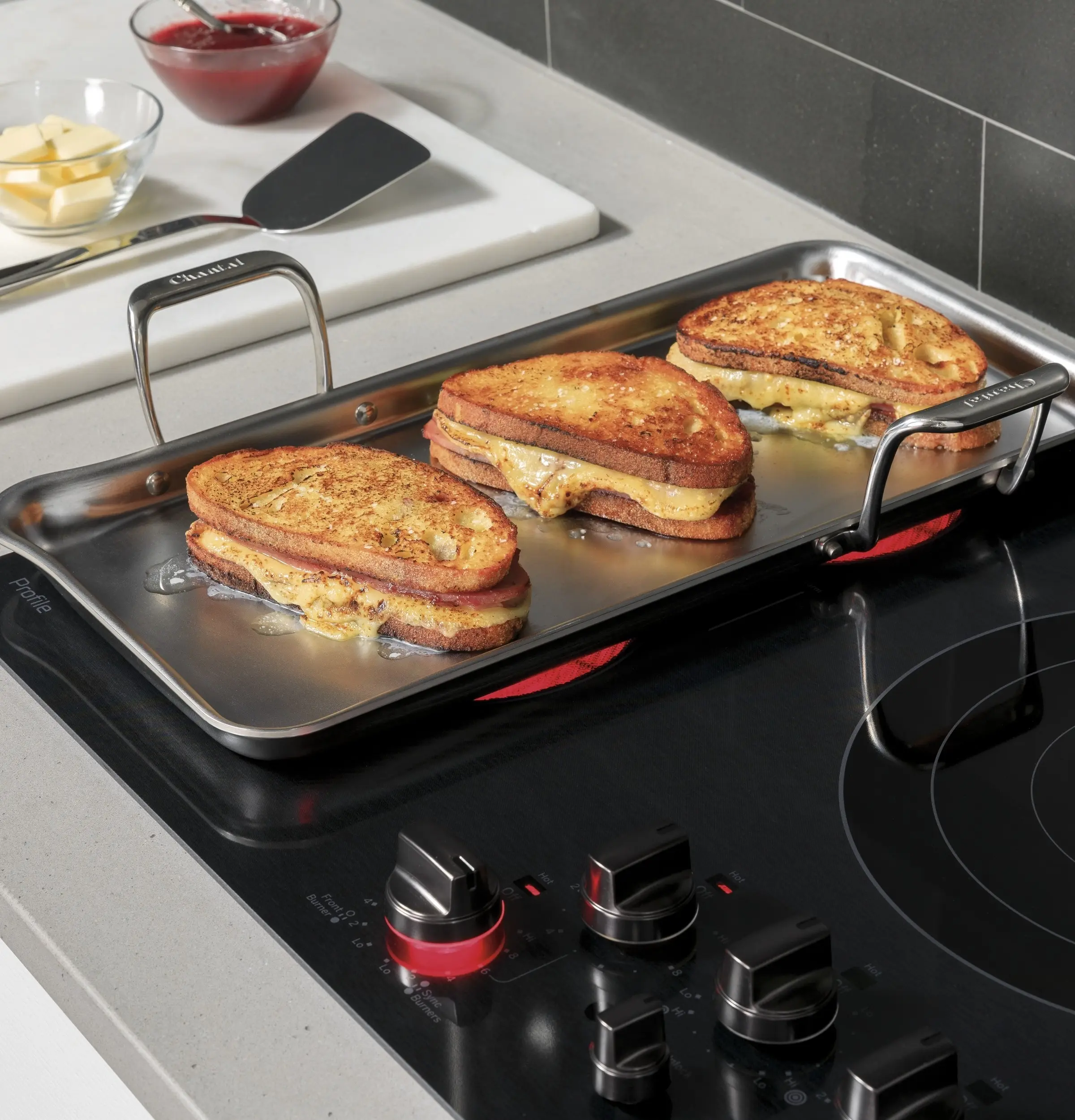GE PP7036BMTS Black Stainless Steel