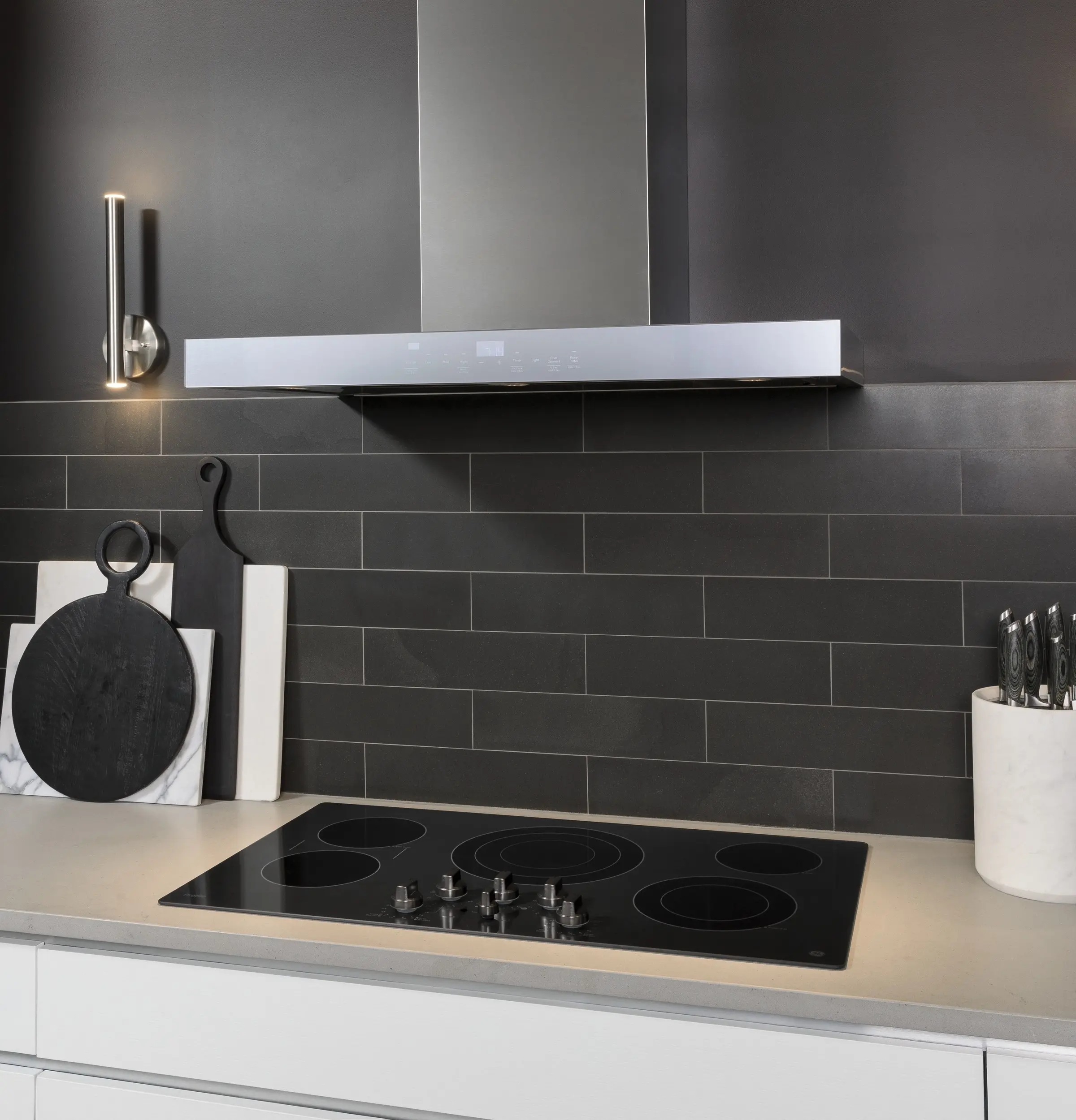 GE PP7036BMTS Black Stainless Steel