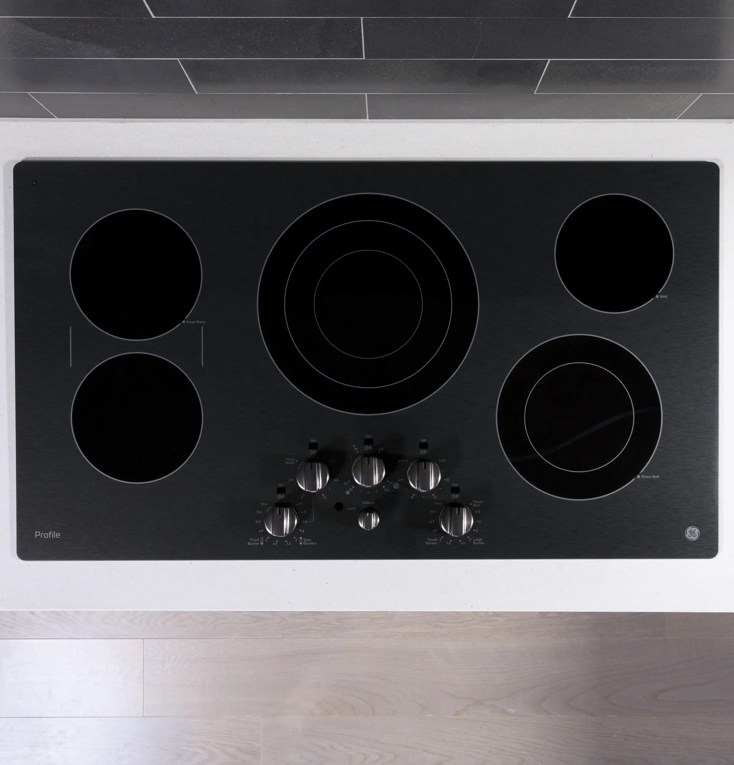 GE PP7036BMTS Black Stainless Steel