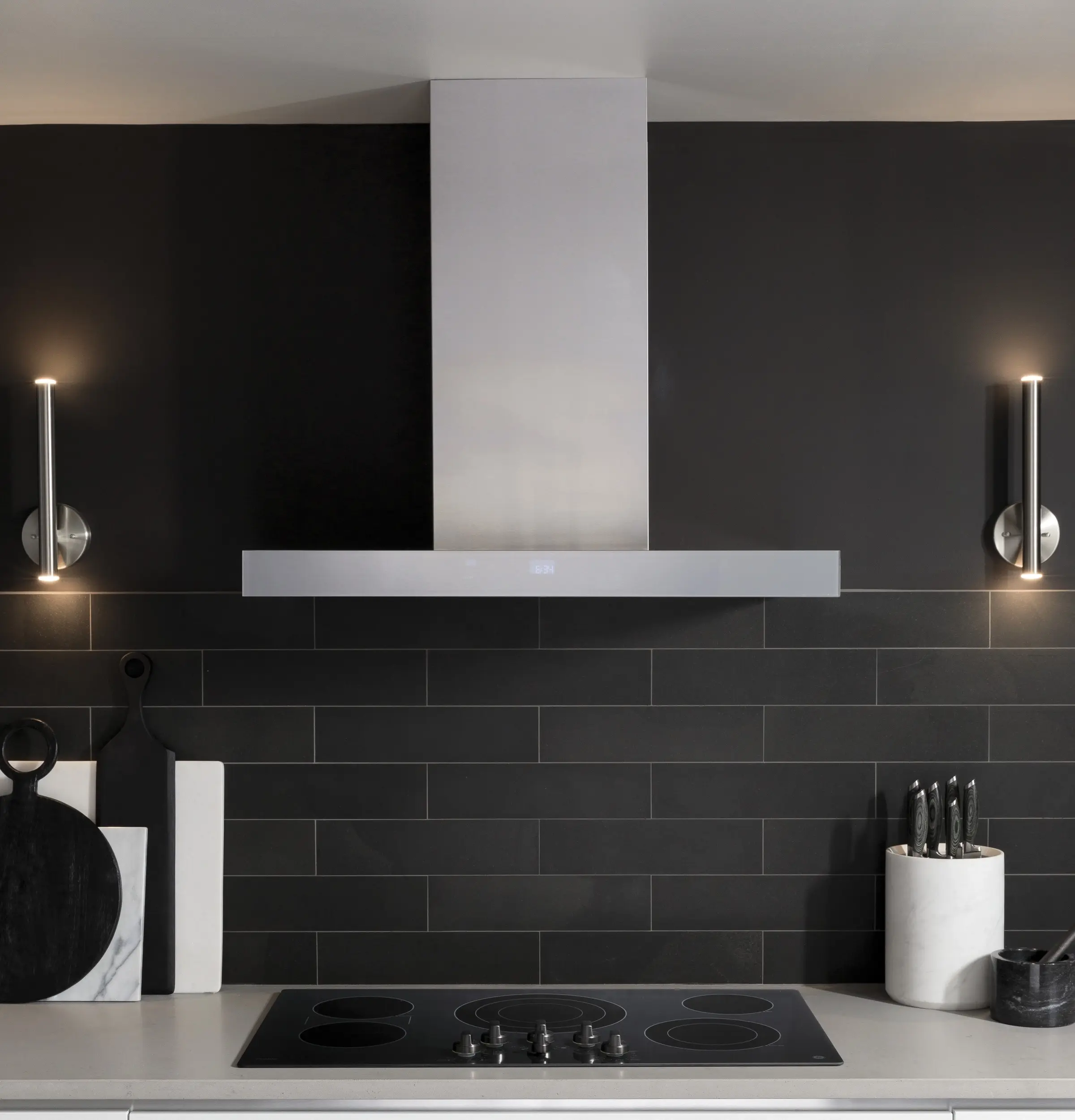 GE PP7036BMTS Black Stainless Steel