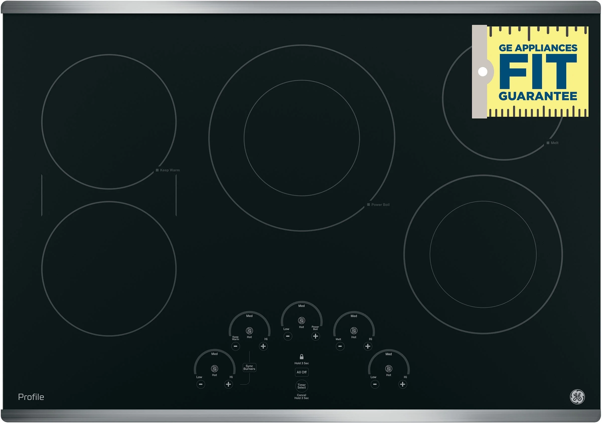 GE Profile Electric Cooktop - Thumbnail 4