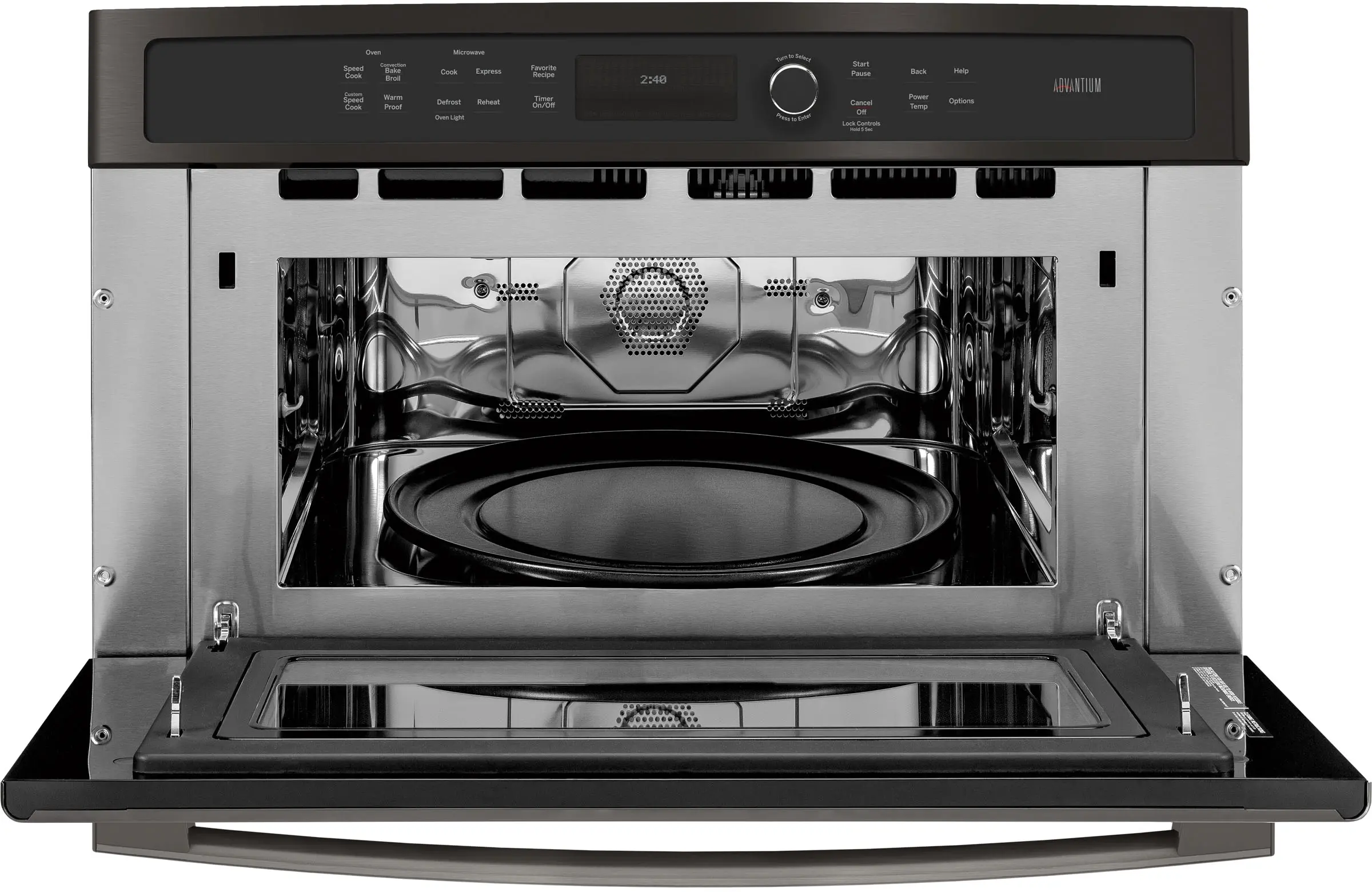 GE PSB9240BLTS Black Stainless Steel