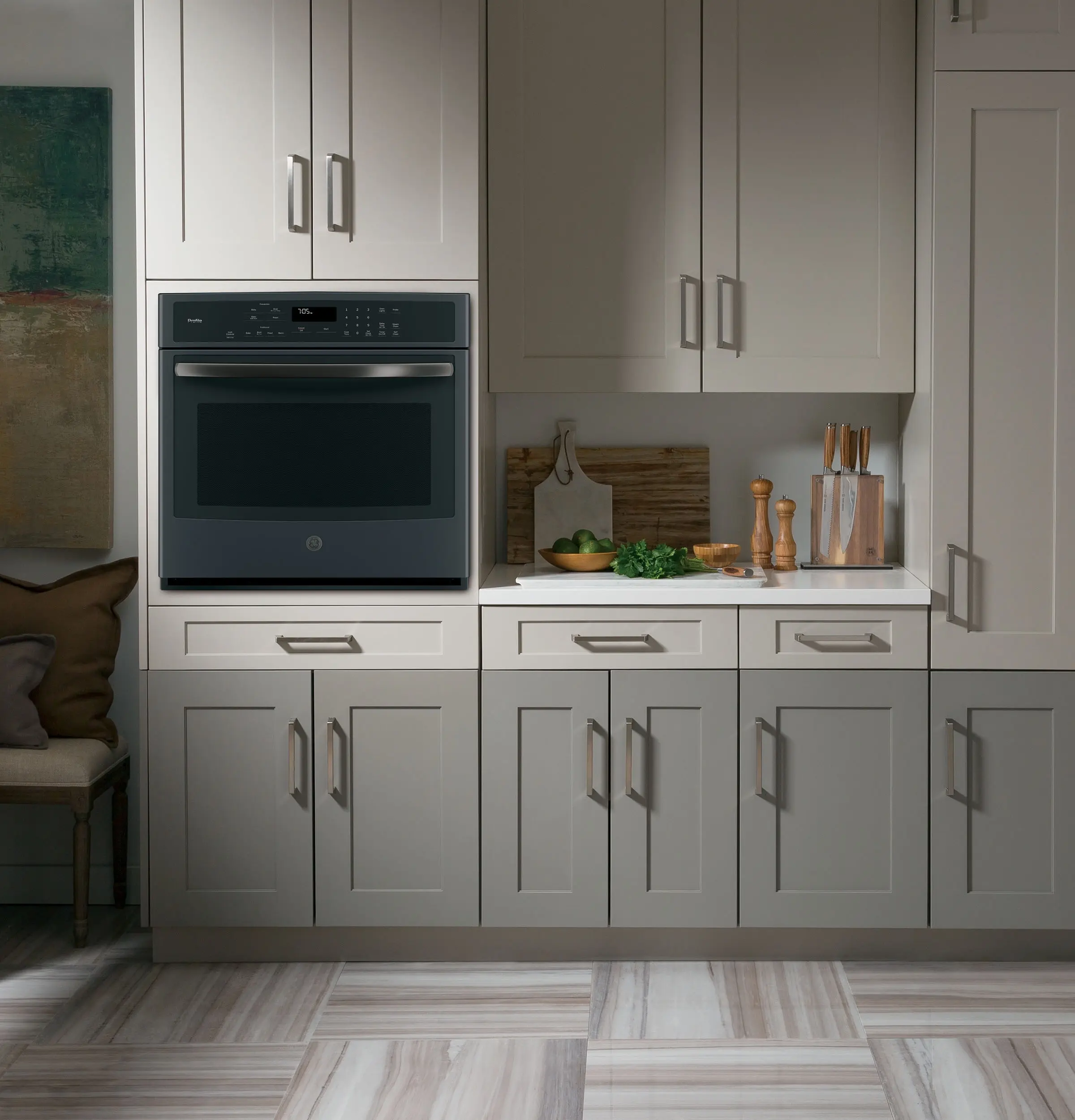 GE PT7050FMDS Black Slate