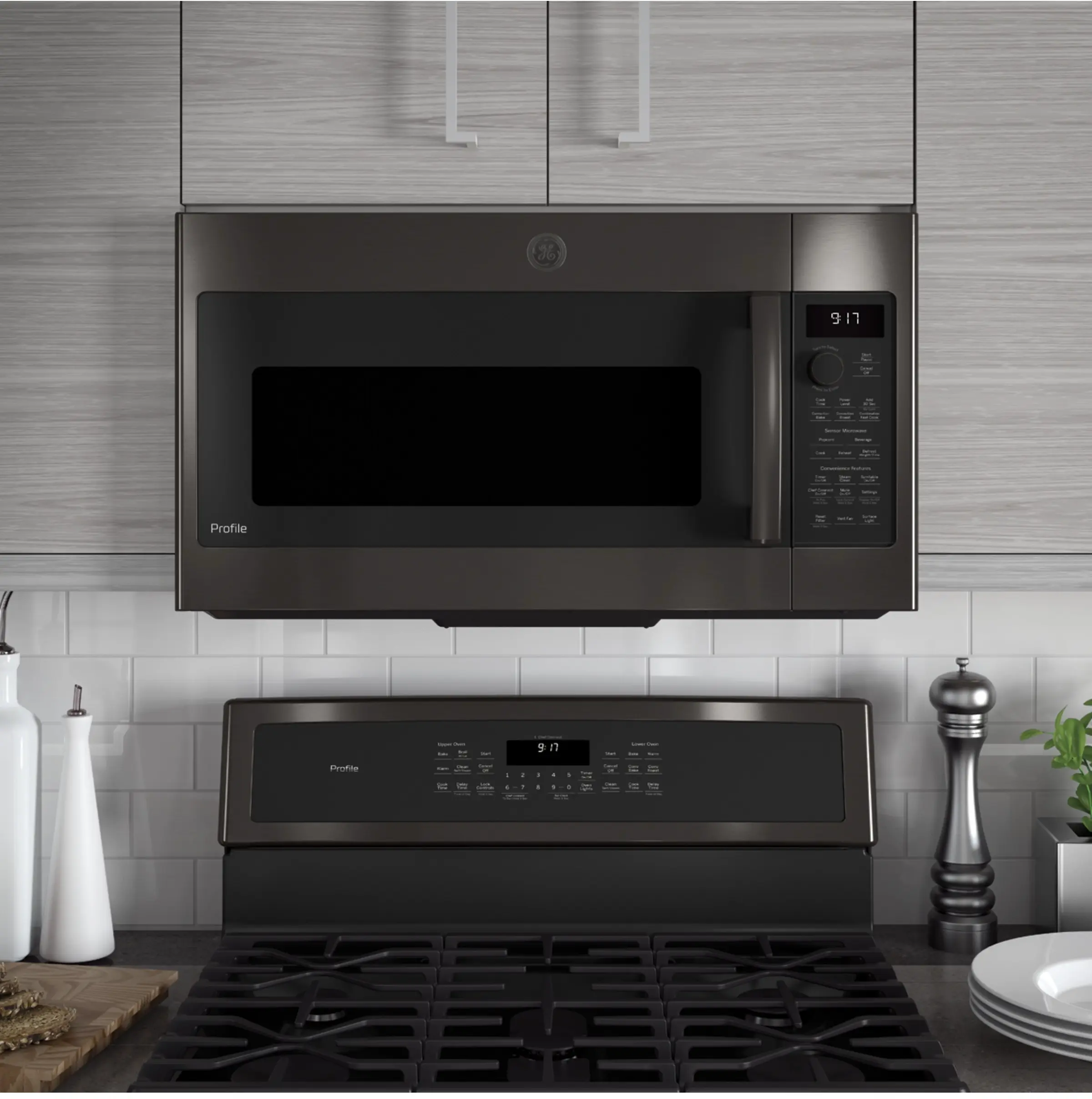 GE PVM9179BLTS Fingerprint Resistant, Black Stainless