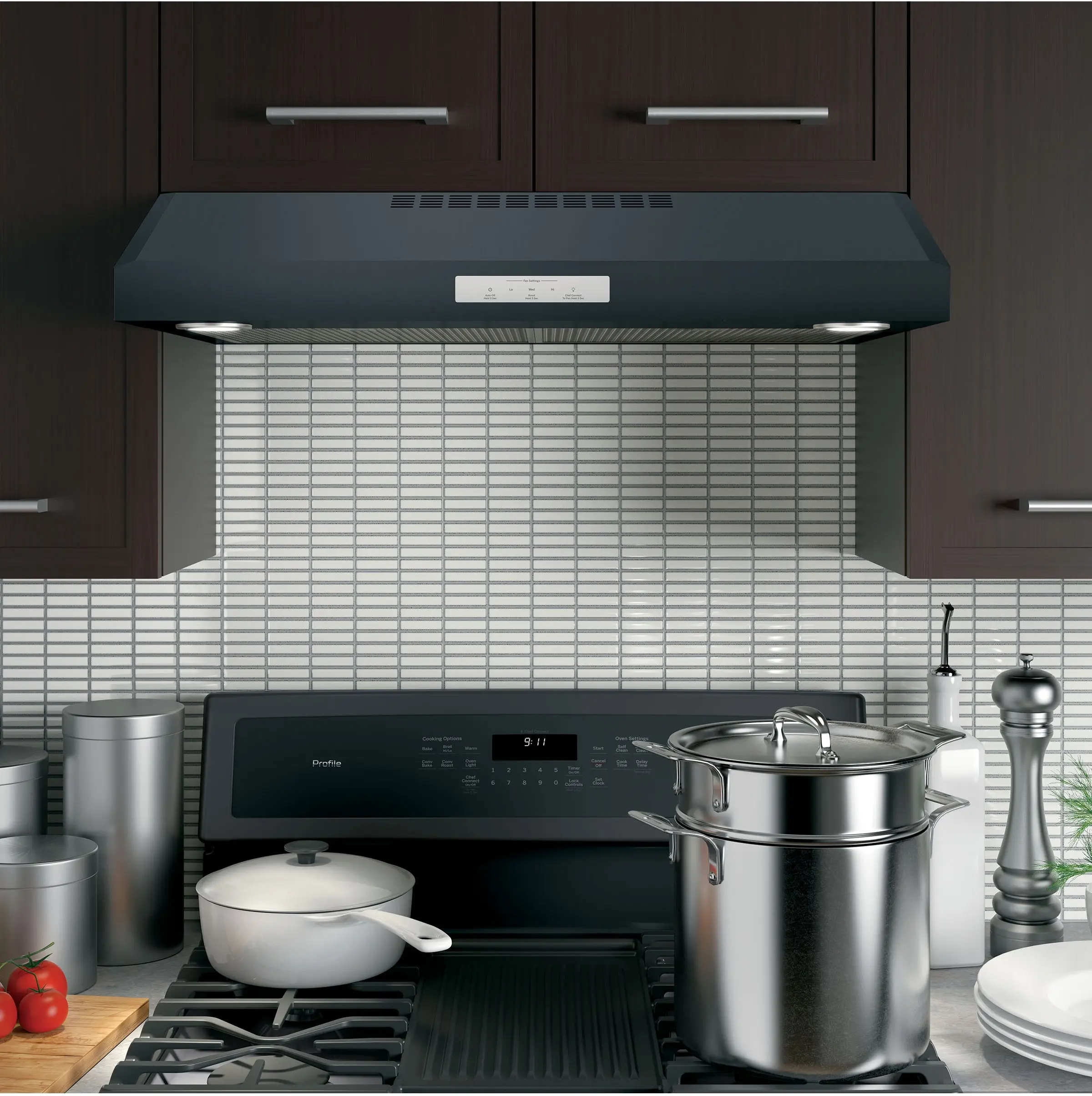 GE PVX7300FJDS Black Slate, 30 Inch