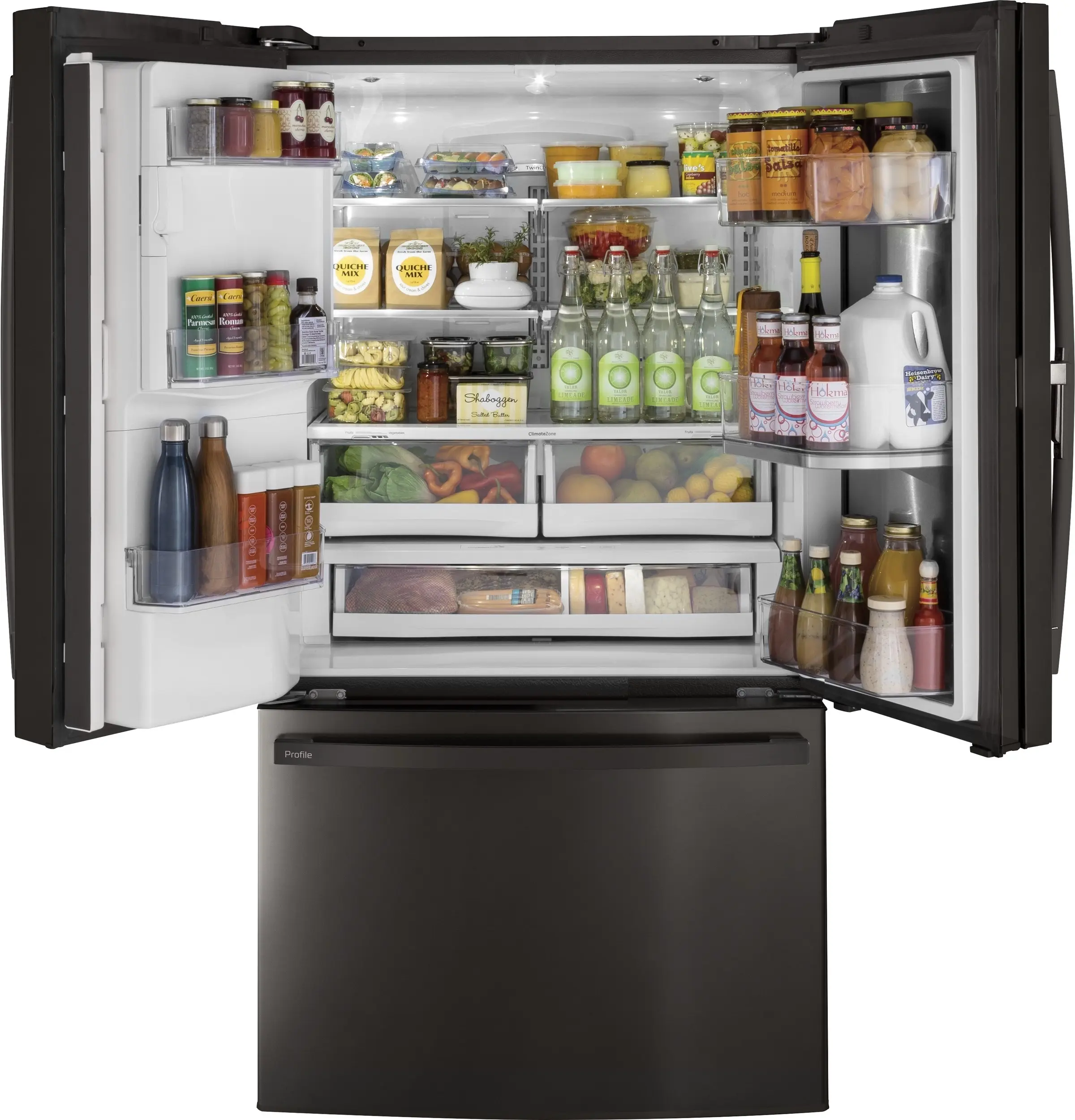 GE PYD22KBLTS Fingerprint Resistant, Black Stainless