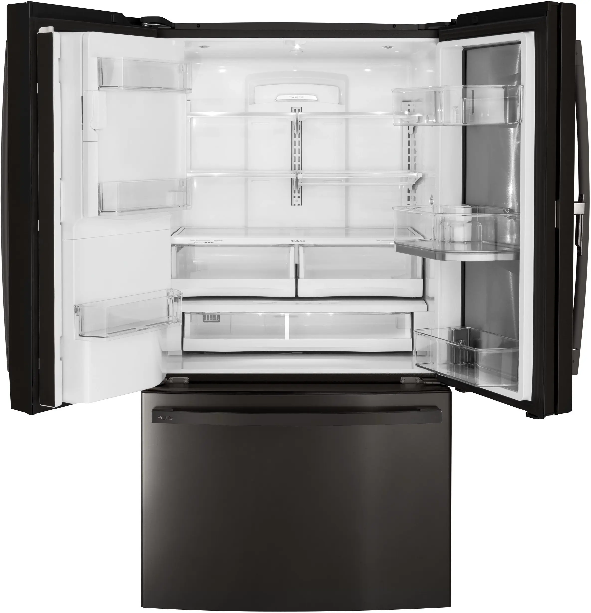 GE PYD22KBLTS Fingerprint Resistant, Black Stainless