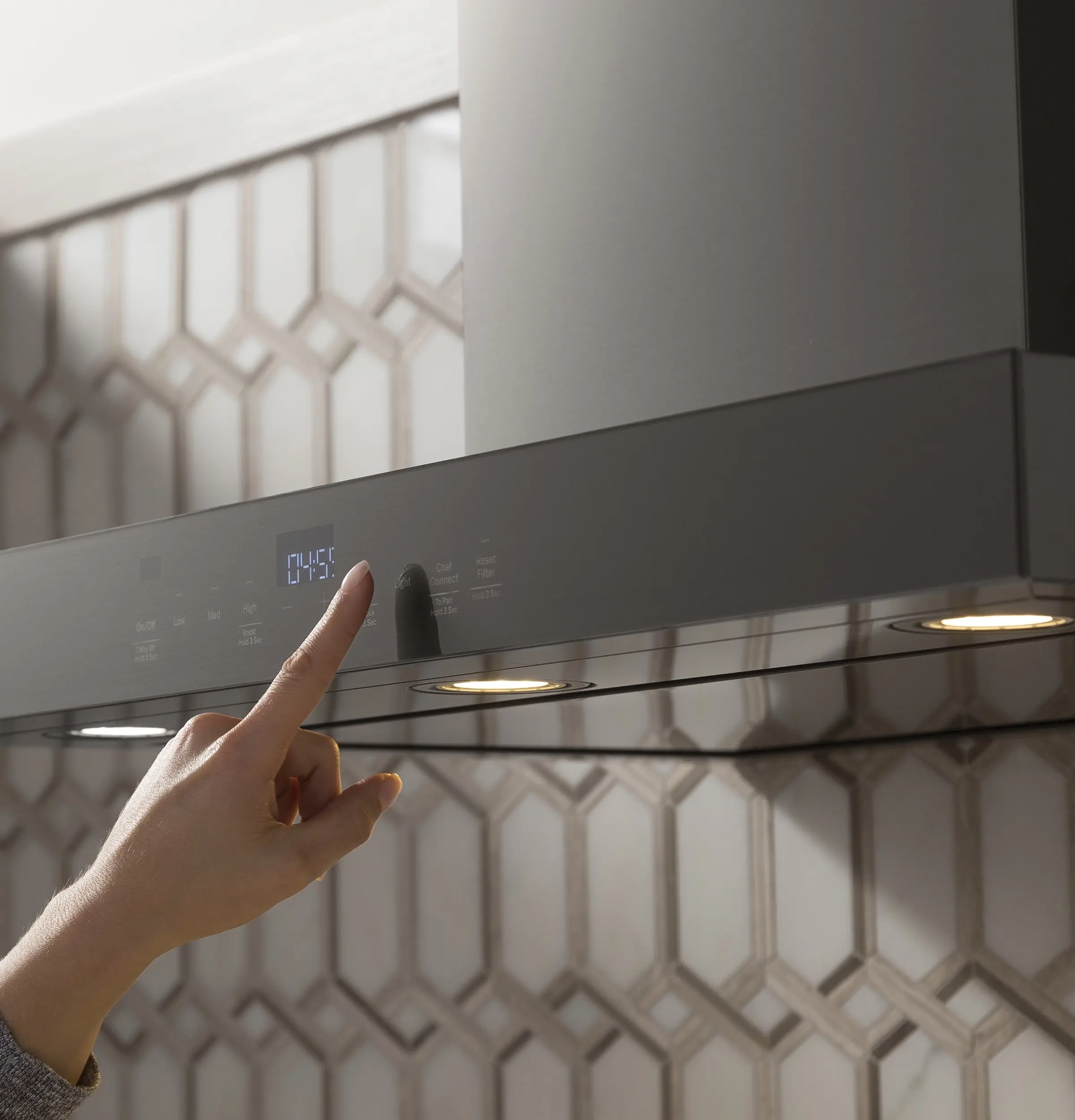 GE UVW9301BLTS Black Stainless Steel, 30 Inch