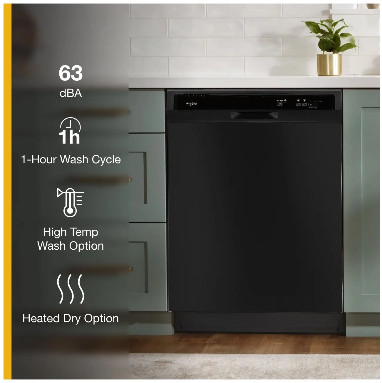 Whirlpool WDF130PAHB Black